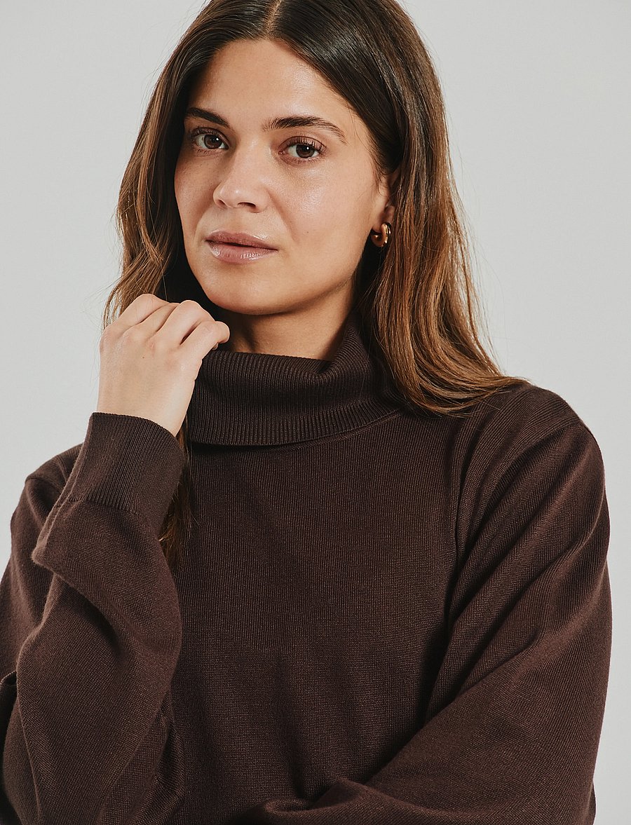 FREE/QUENT - FQKATIE-PULLOVER - pullover - mole - 4