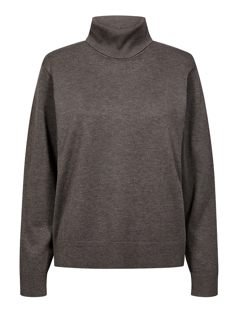 FREE/QUENT - FQKATIE-PULLOVER - stickade tröjor - morel melange - 0