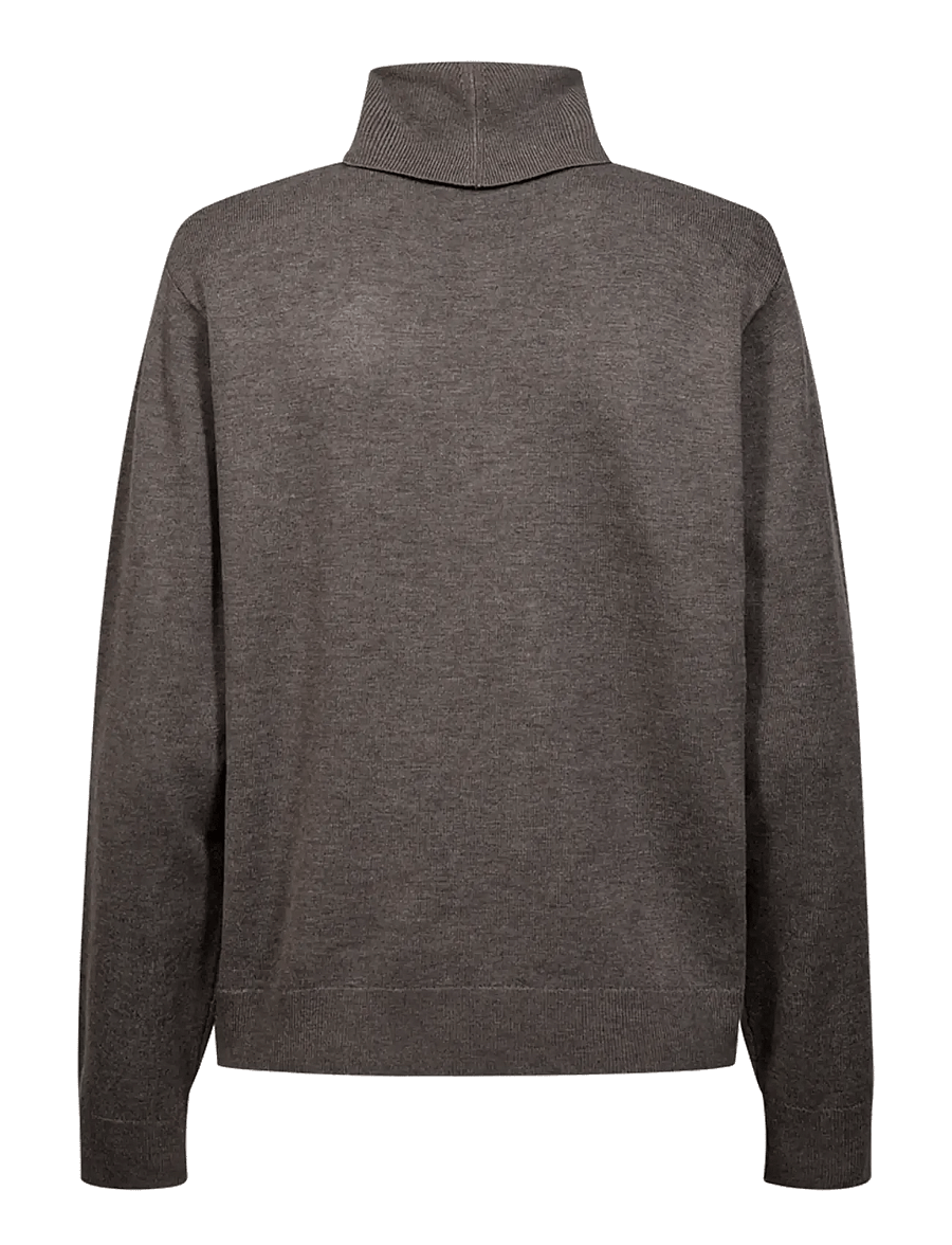 FREE/QUENT - FQKATIE-PULLOVER - stickade tröjor - morel melange - 1