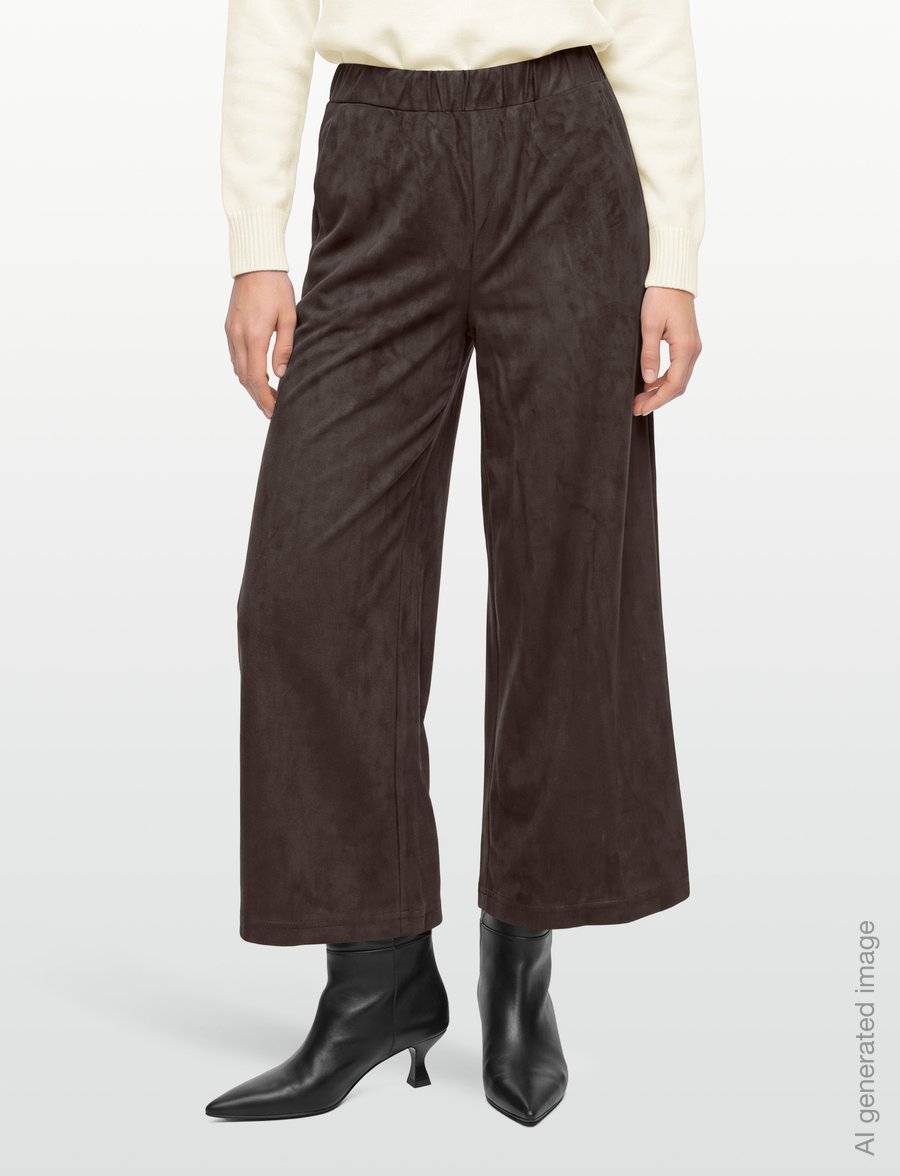 FREE/QUENT - FQMIMI-PANTS - culottes - mole - 3