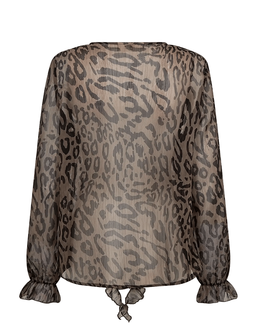 FREE/QUENT - FQDITTE-BLOUSE - morel w. black - 1