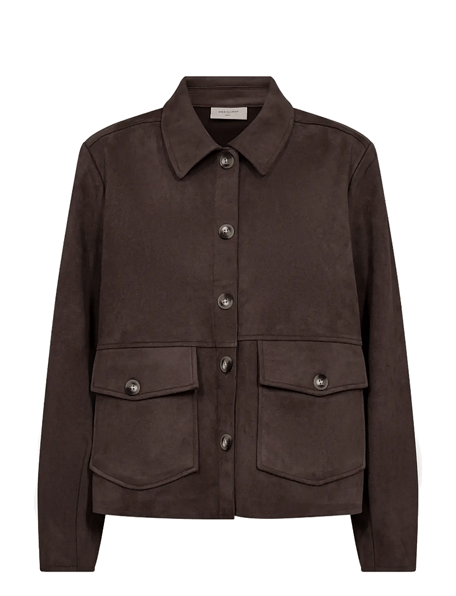 FREE/QUENT - FQDUWA-JACKET - utility-jakker - mole - 0