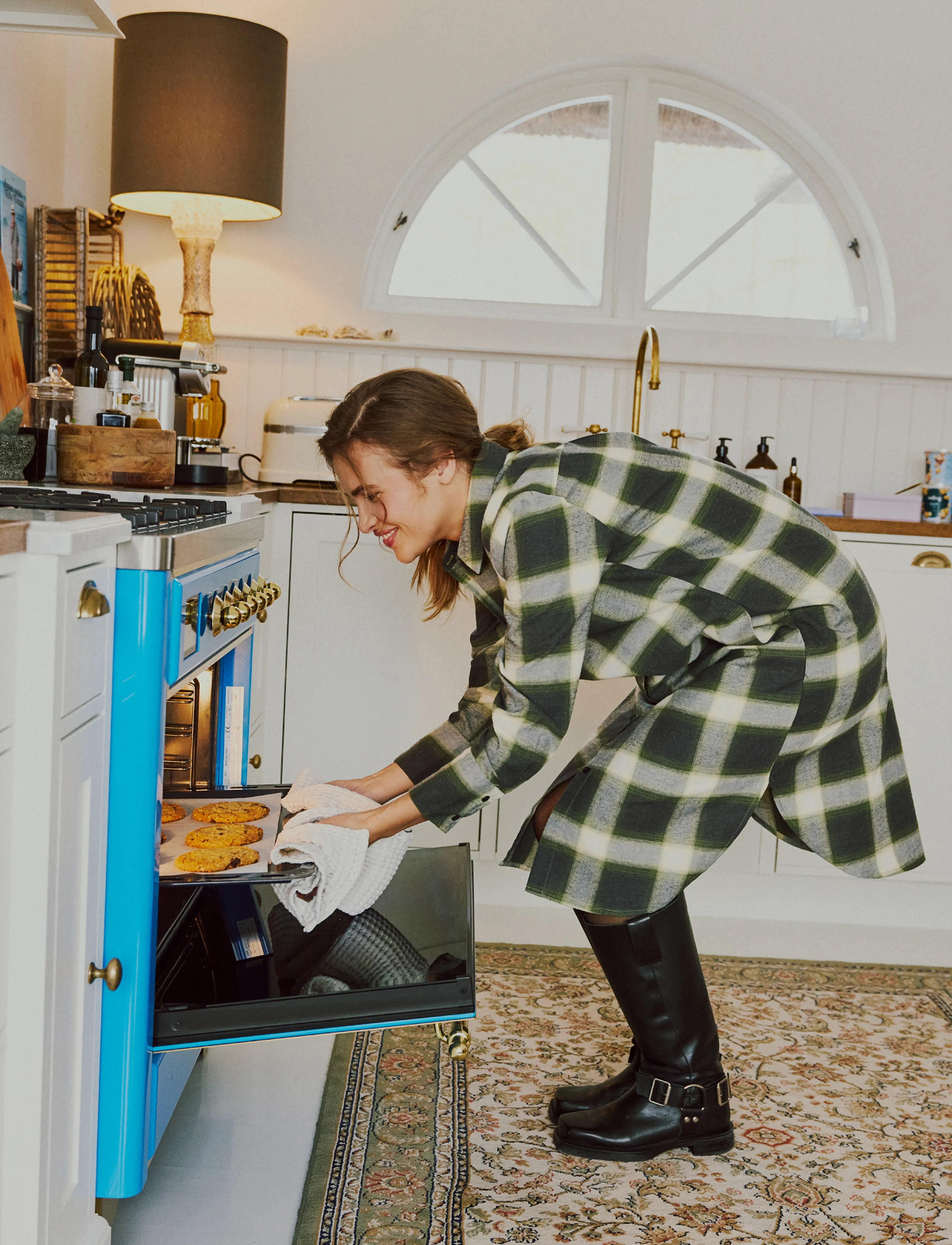 FREE/QUENT - FQERINO-DRESS - skjortklänningar - dark grey mel w calliste green - 4