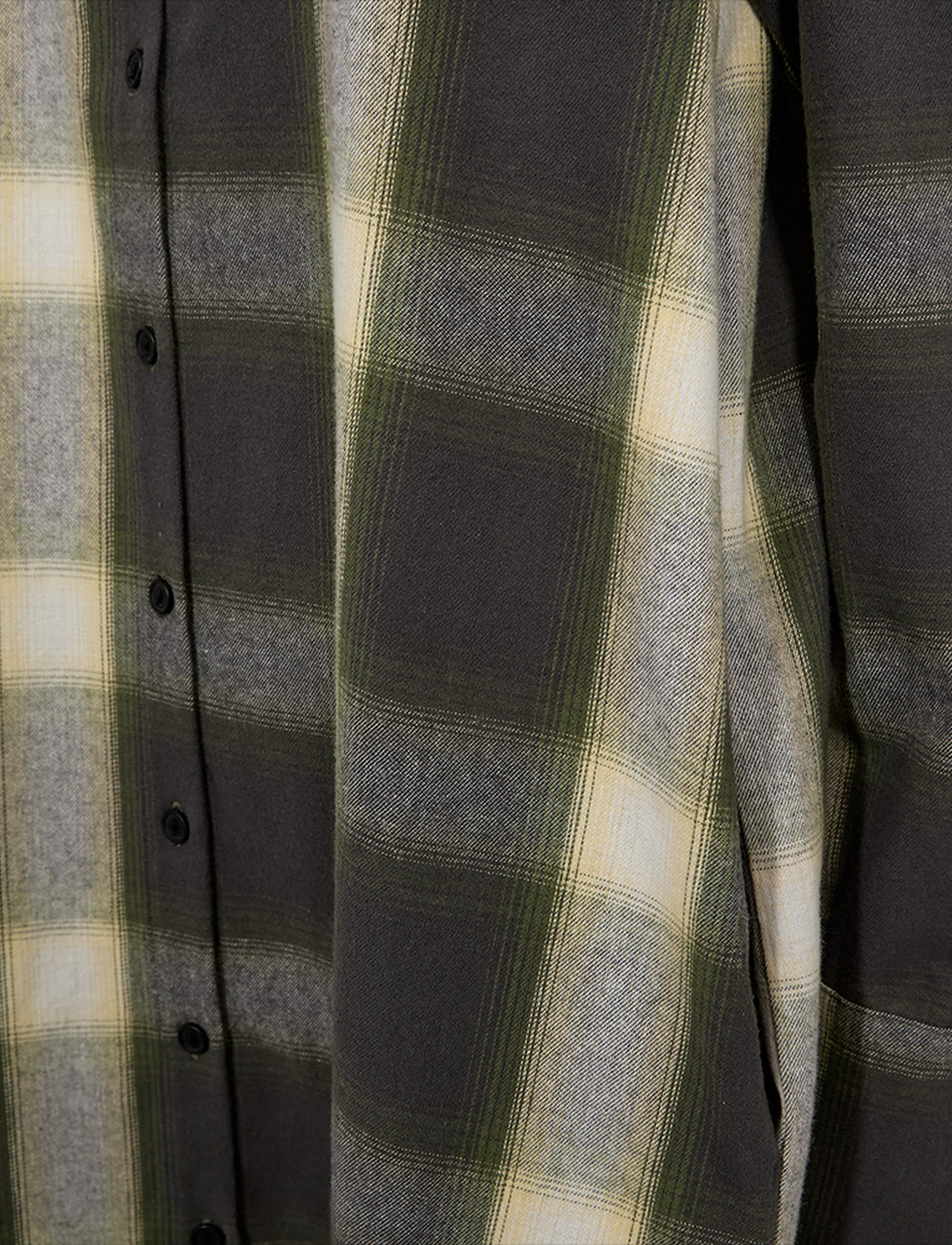 FREE/QUENT - FQERINO-DRESS - skjortklänningar - dark grey mel w calliste green - 5