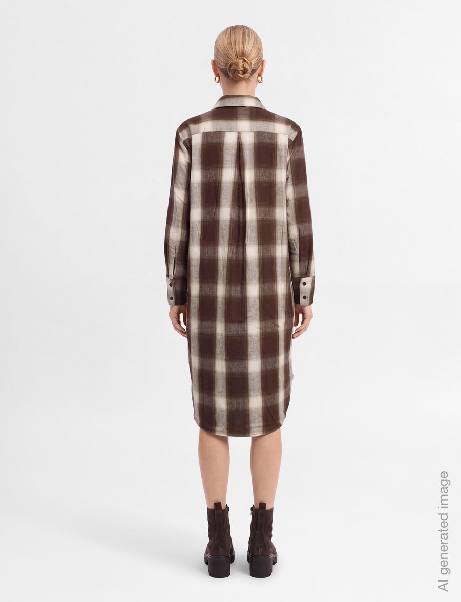 FREE/QUENT - FQERINO-DRESS - hemdkleider - mole w. morel - 4