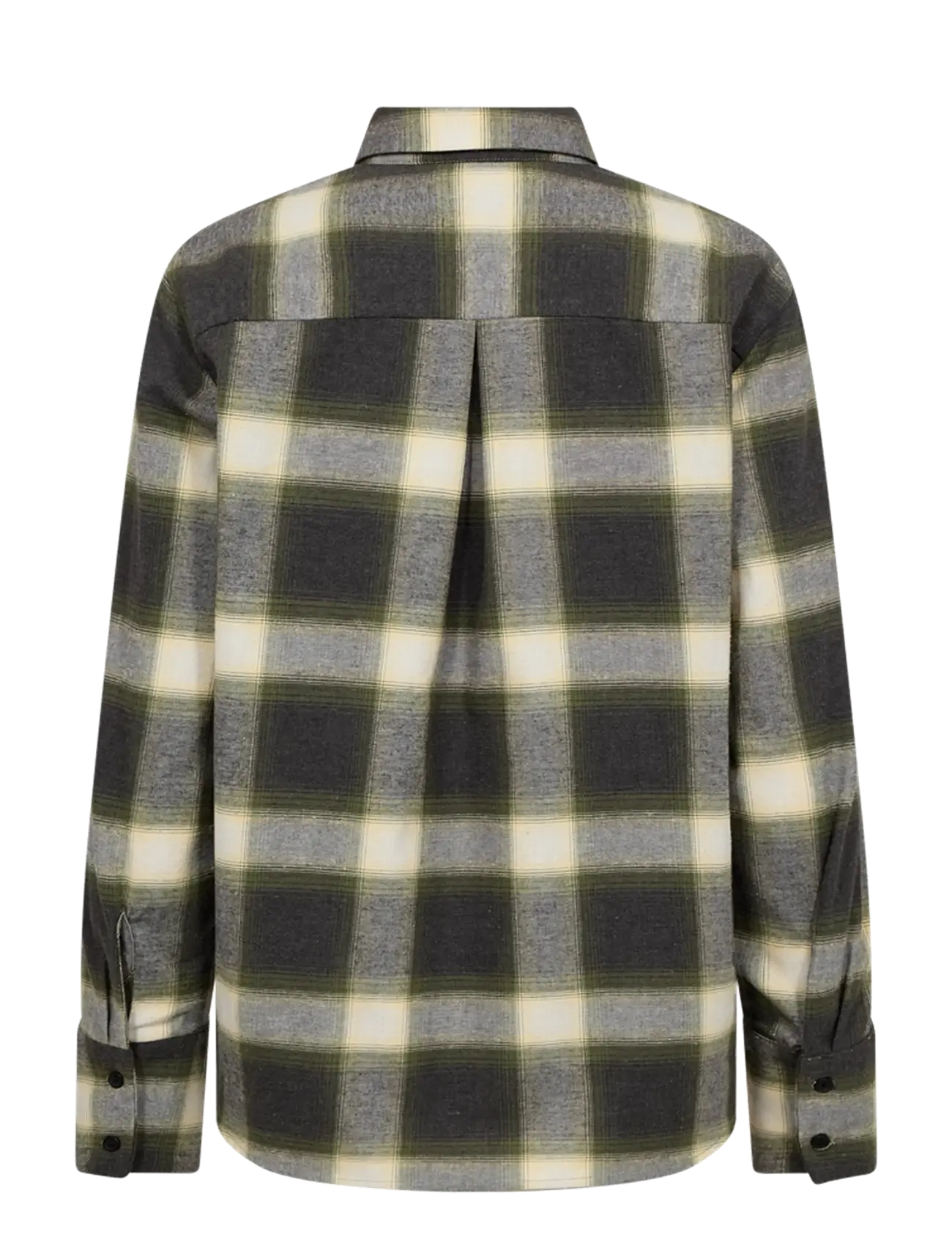 FREE/QUENT - FQERINO-SHIRT - langärmlige hemden - dark grey mel w calliste green - 2
