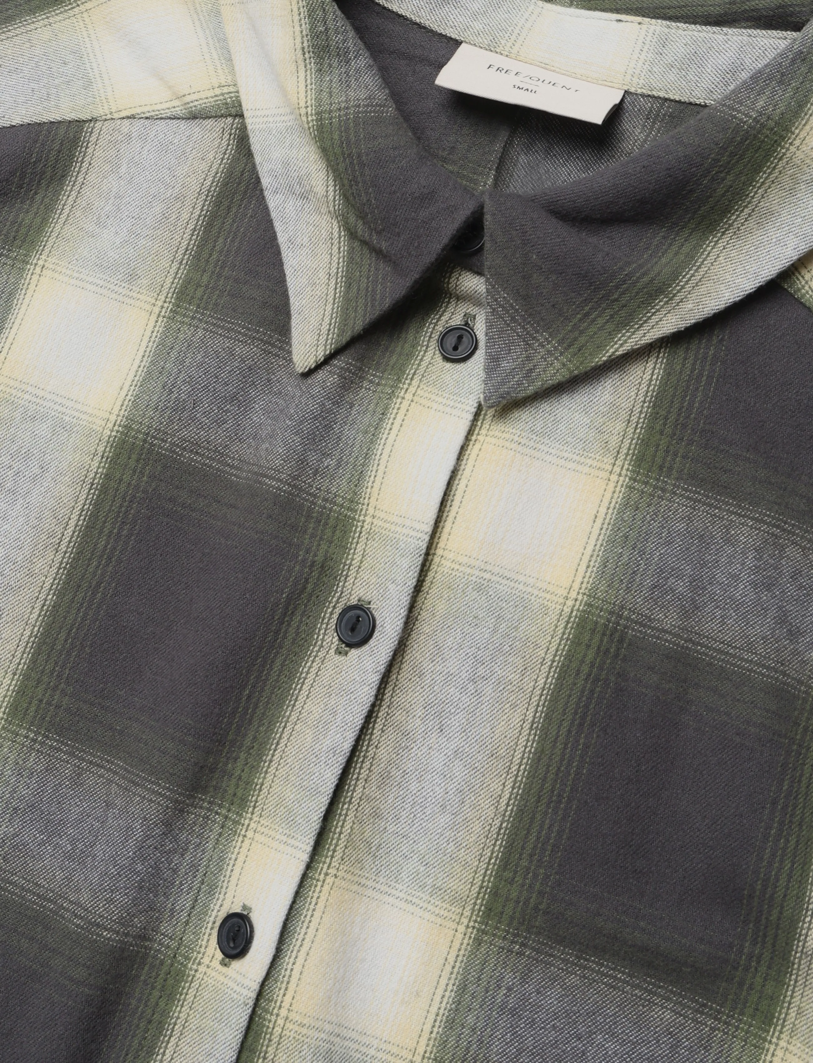 FREE/QUENT - FQERINO-SHIRT - overhemden met lange mouwen - dark grey mel w calliste green - 4