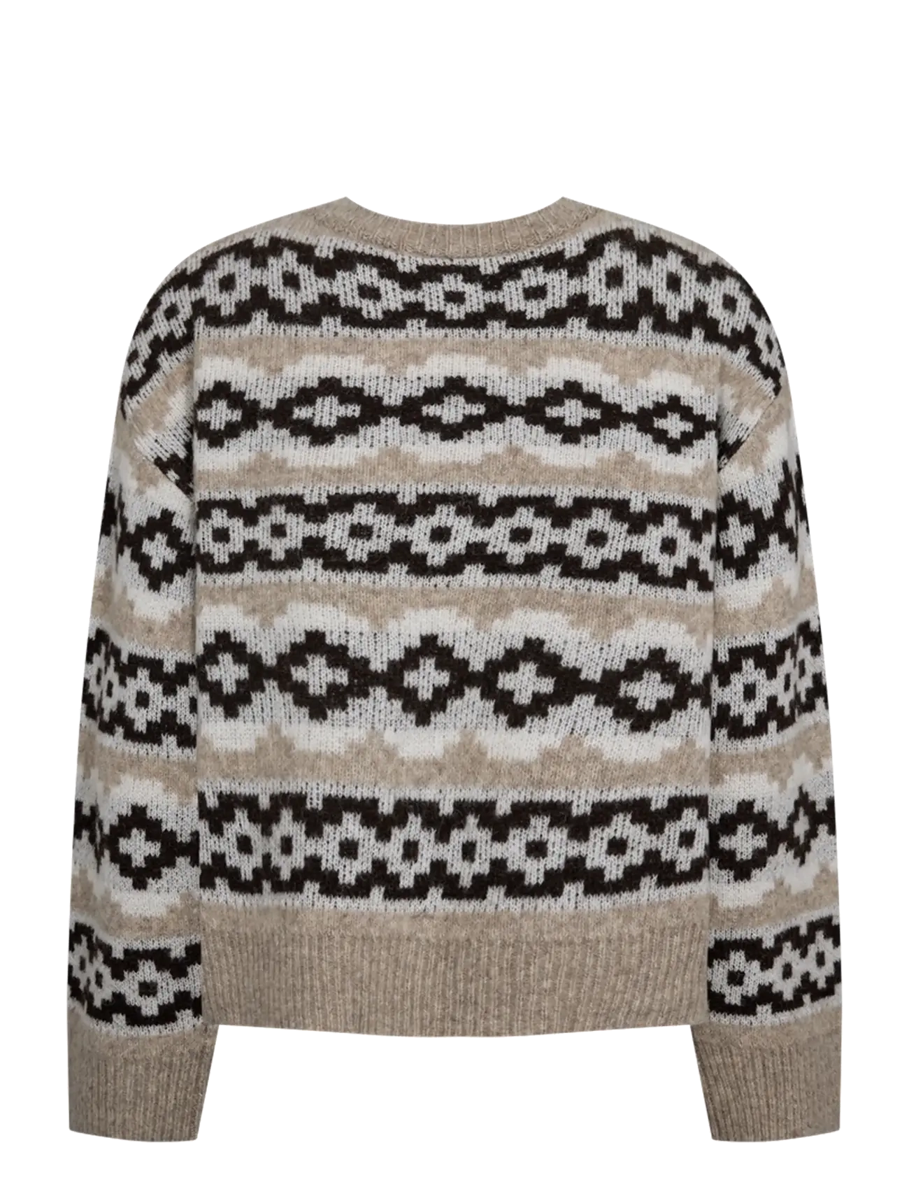 FREE/QUENT - FQALPA-CARDIGAN - autumn clothing - silver m mel w star off-white - 1