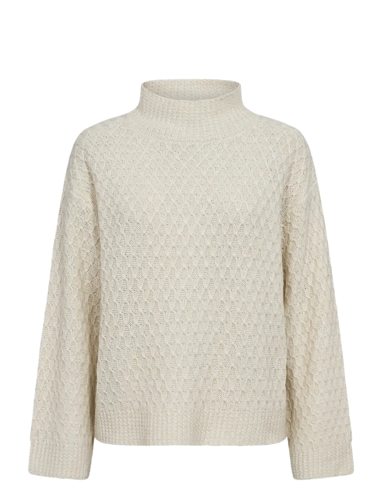 FREE/QUENT FQCATHY-PULLOVER - Knitwear - MOONBEAM / cream