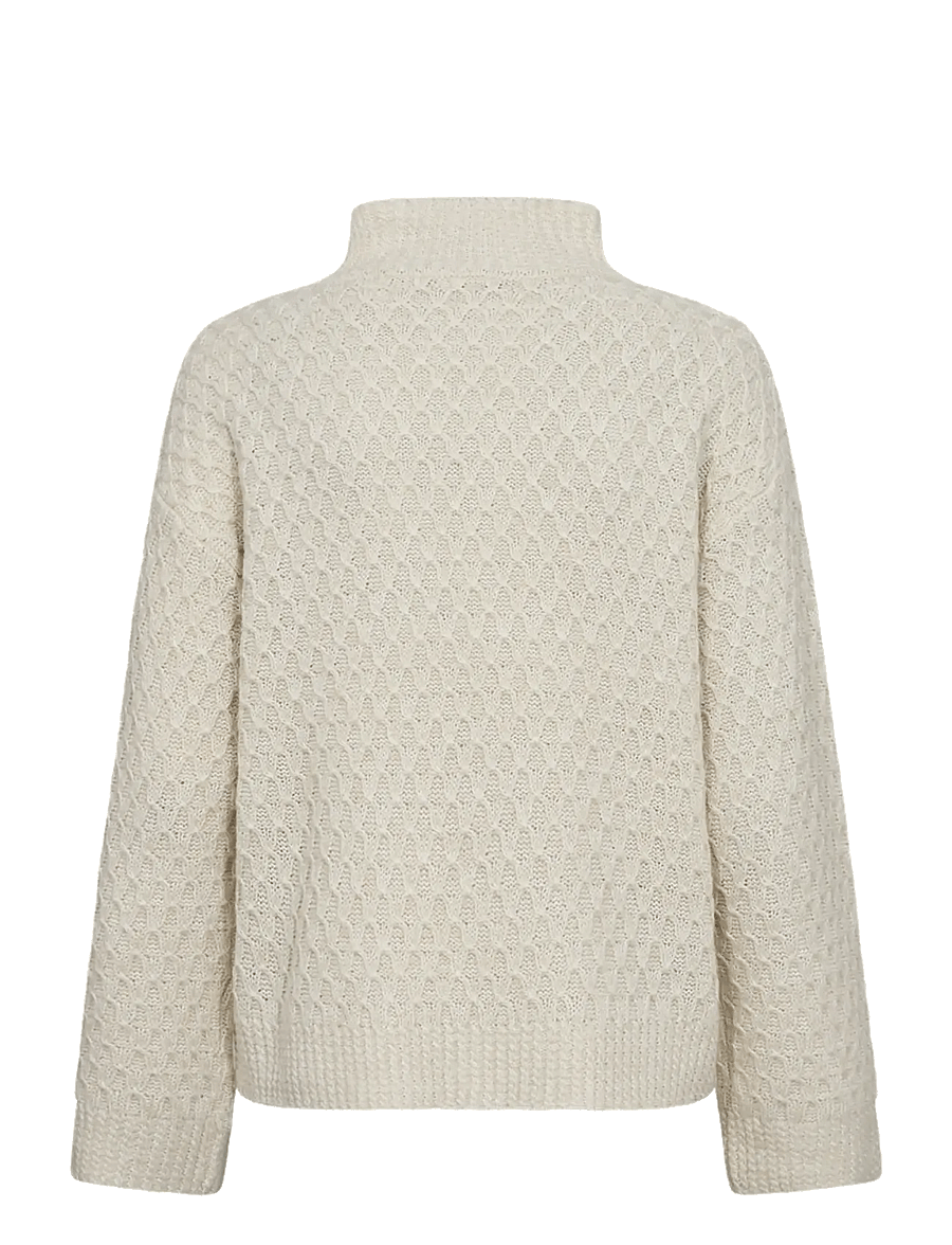 FREE/QUENT - FQCATHY-PULLOVER - striktrøjer - moonbeam - 2