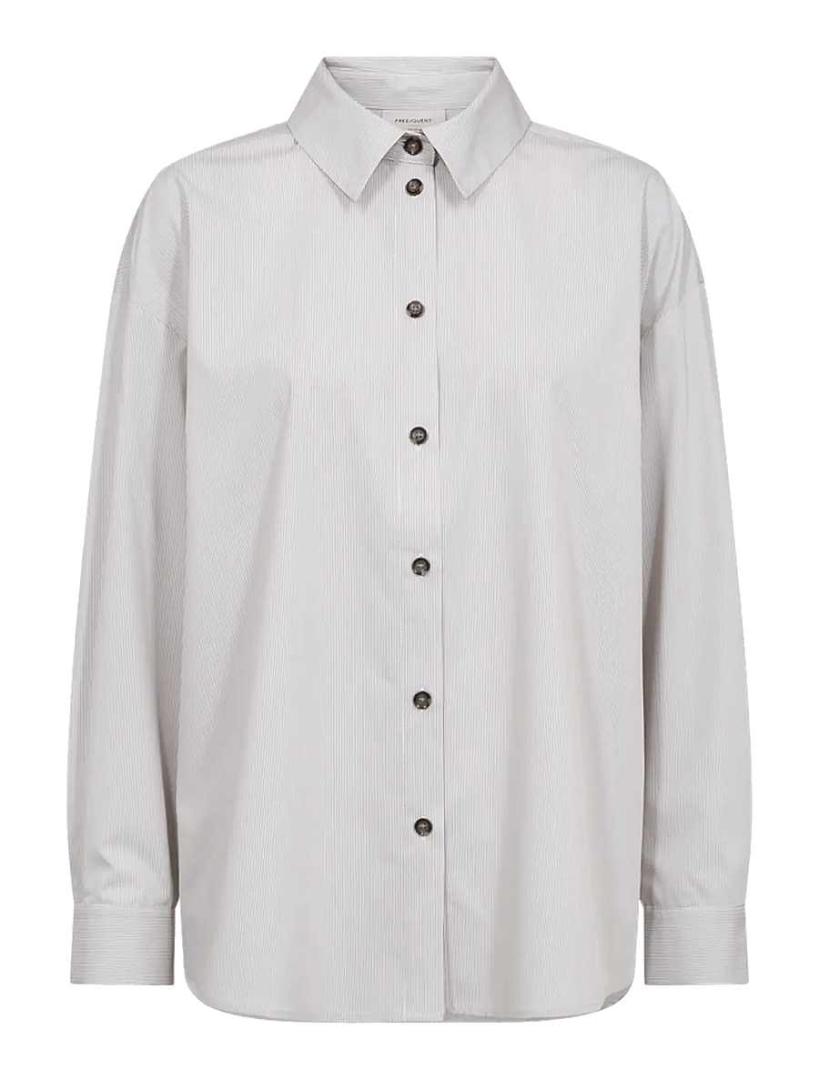 FREE/QUENT - FQFLYNA-SHIRT - pikkade varrukatega särgid - star off-white w. morel - 1