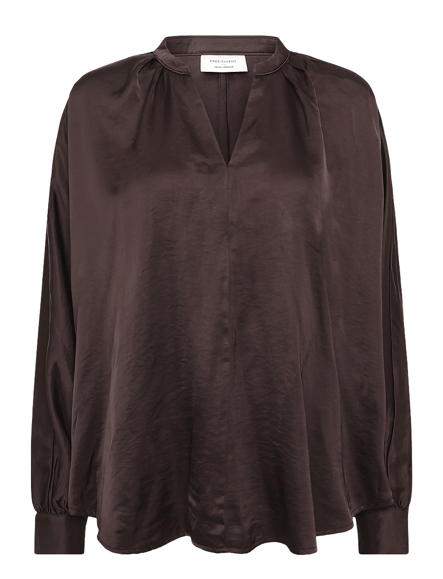 FREE/QUENT - FQDOVE-BLOUSE - langärmelige blusen - mole - 0