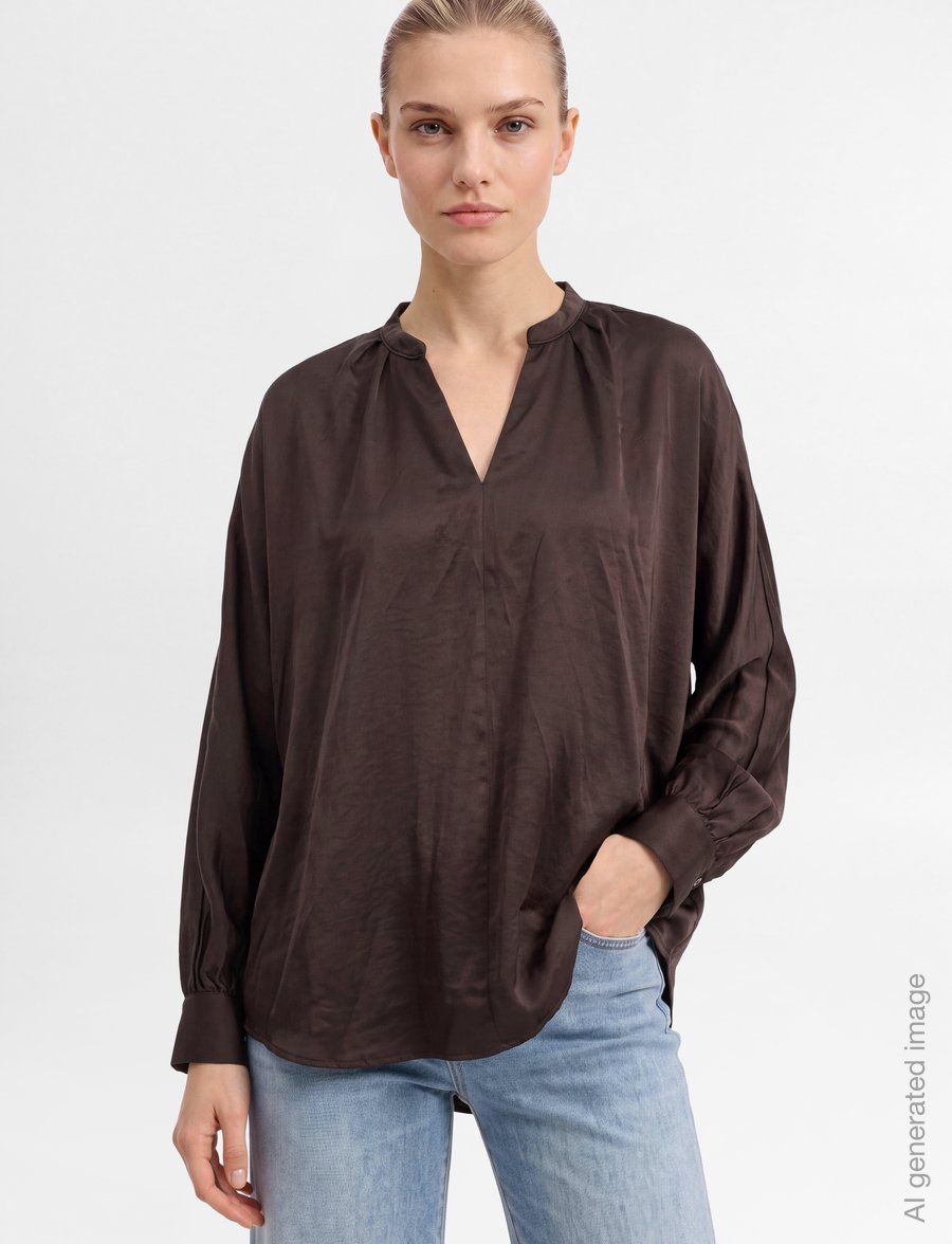 FREE/QUENT - FQDOVE-BLOUSE - langærmede bluser - mole - 3