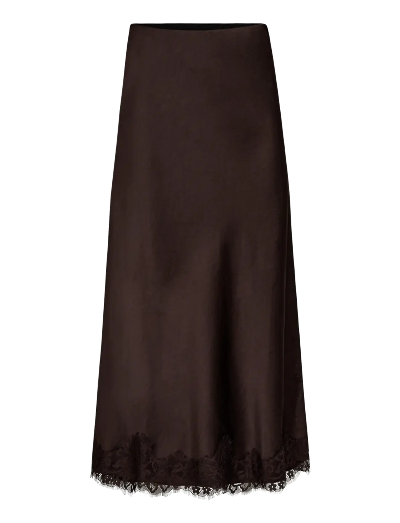 FREE/QUENT FQDOVE-SKIRT - Satinröcke - MOLE / brown