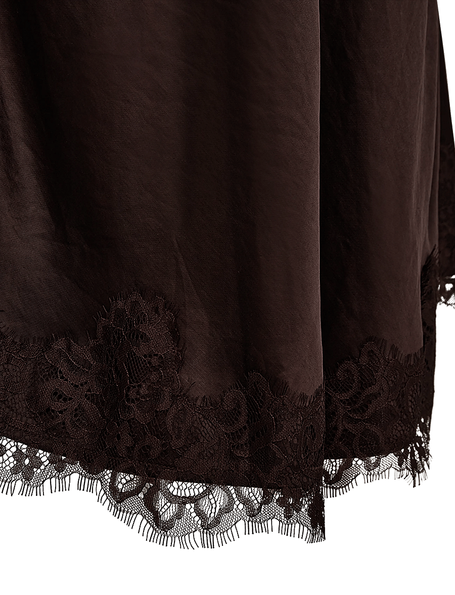 FREE/QUENT - FQDOVE-SKIRT - satiinseelikud - mole - 4