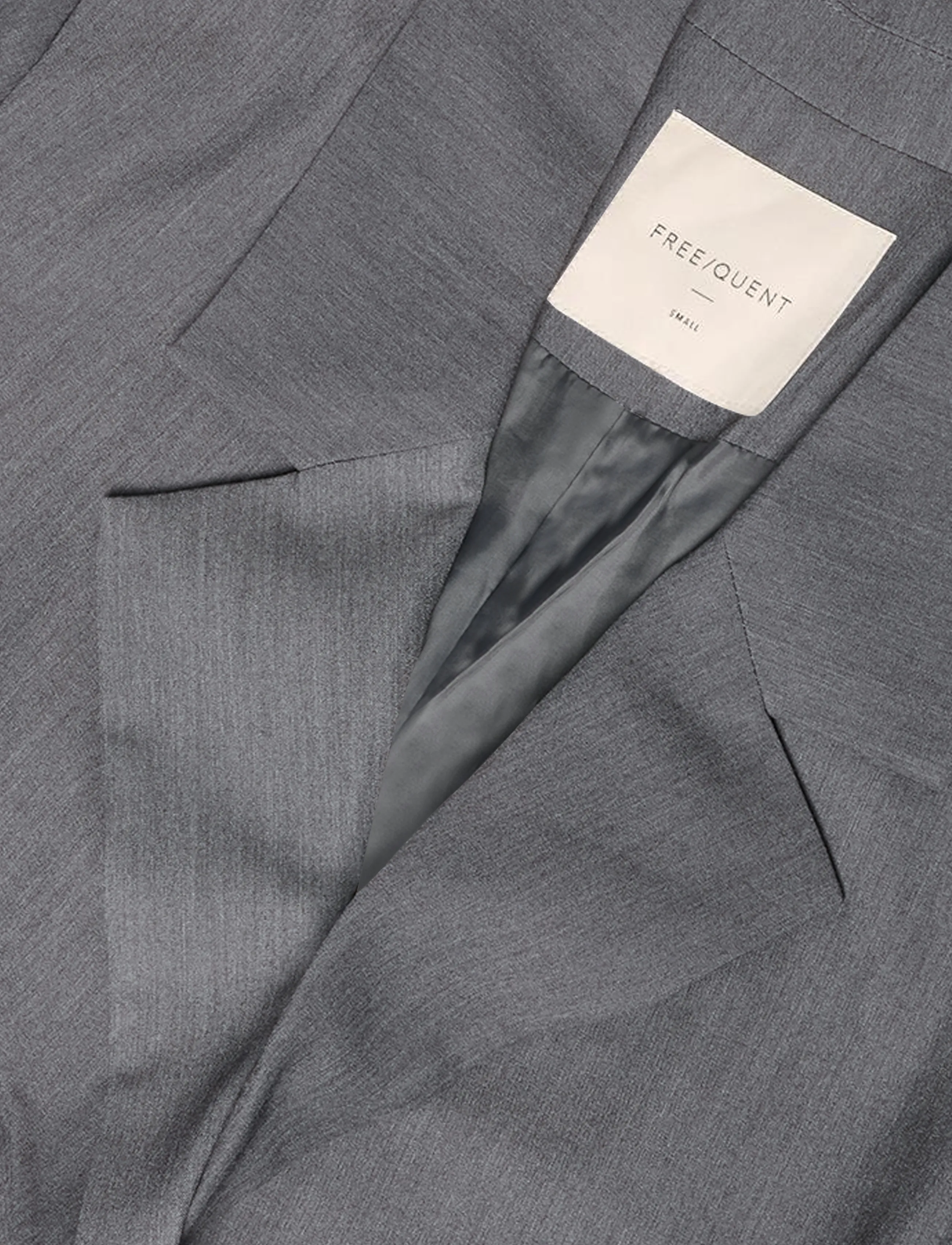 FREE/QUENT - FQVIKA-JACKET - kavajer med skärp - dark grey melange - 4