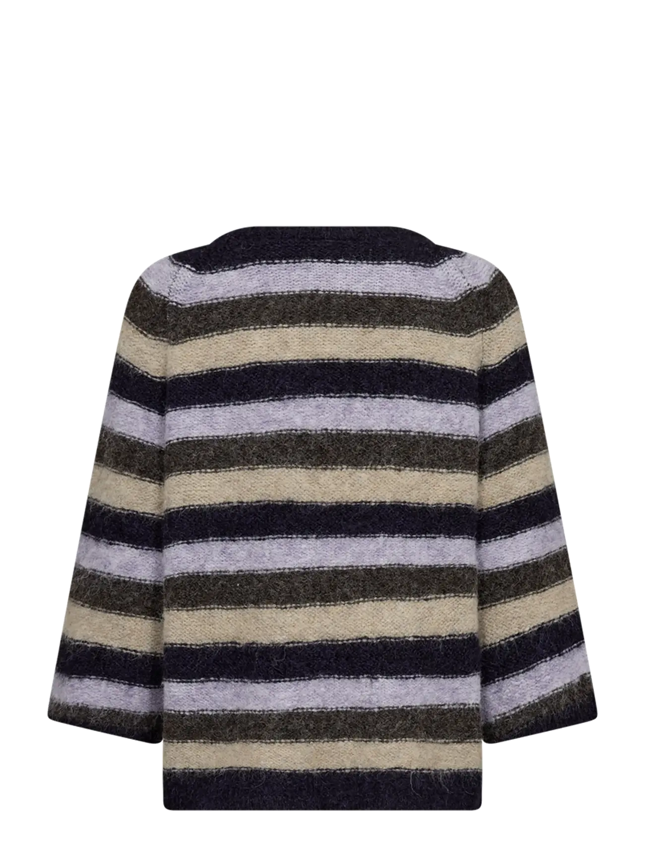 FREE/QUENT - FQGRSLULU-PULLOVER - jumpers - nightshade mel w. iris mel - 2