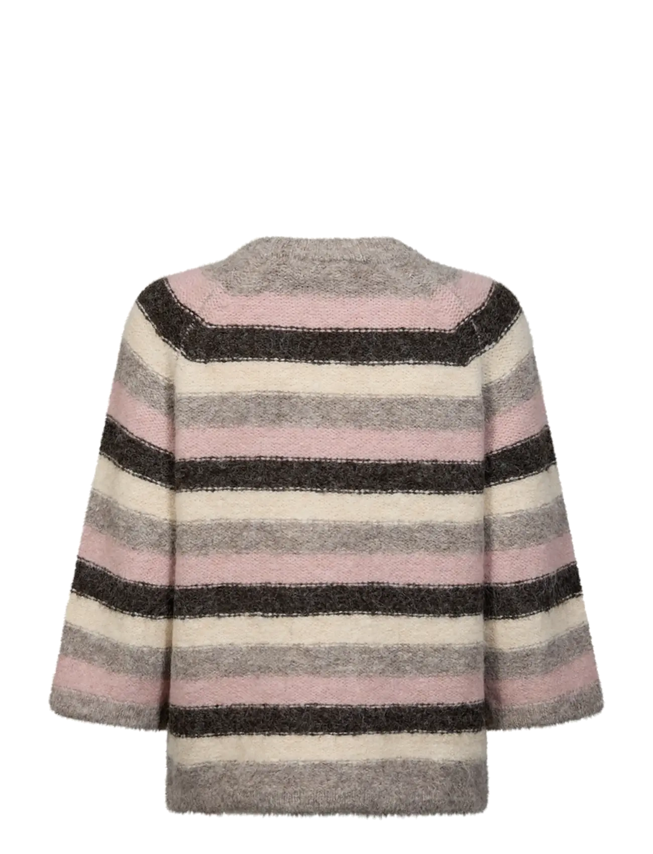 FREE/QUENT - FQGRSLULU-PULLOVER - striktrøjer - desert taupe mel w pale m mel - 1