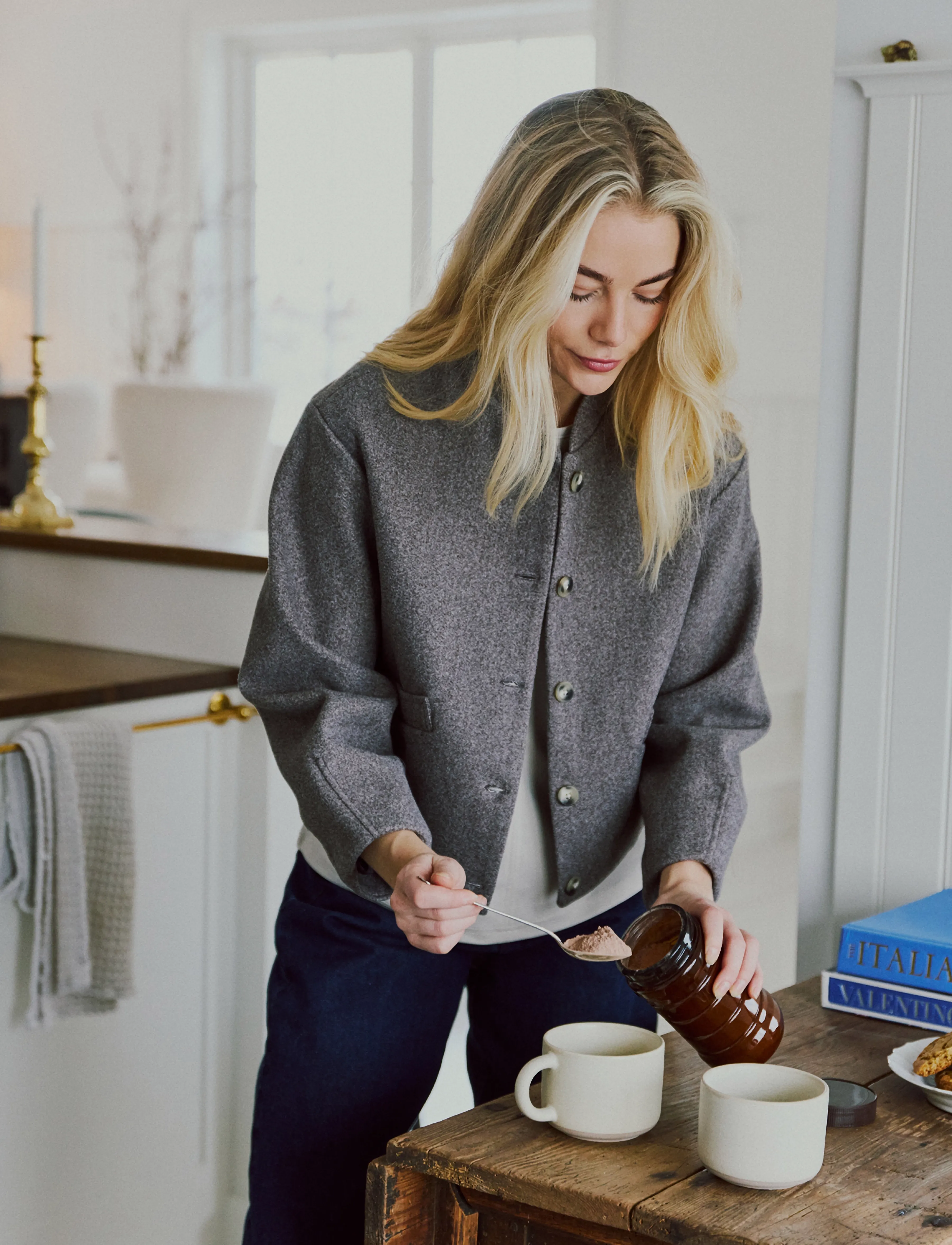 FREE/QUENT - FQESYANNA-JACKET - morel melange - 3