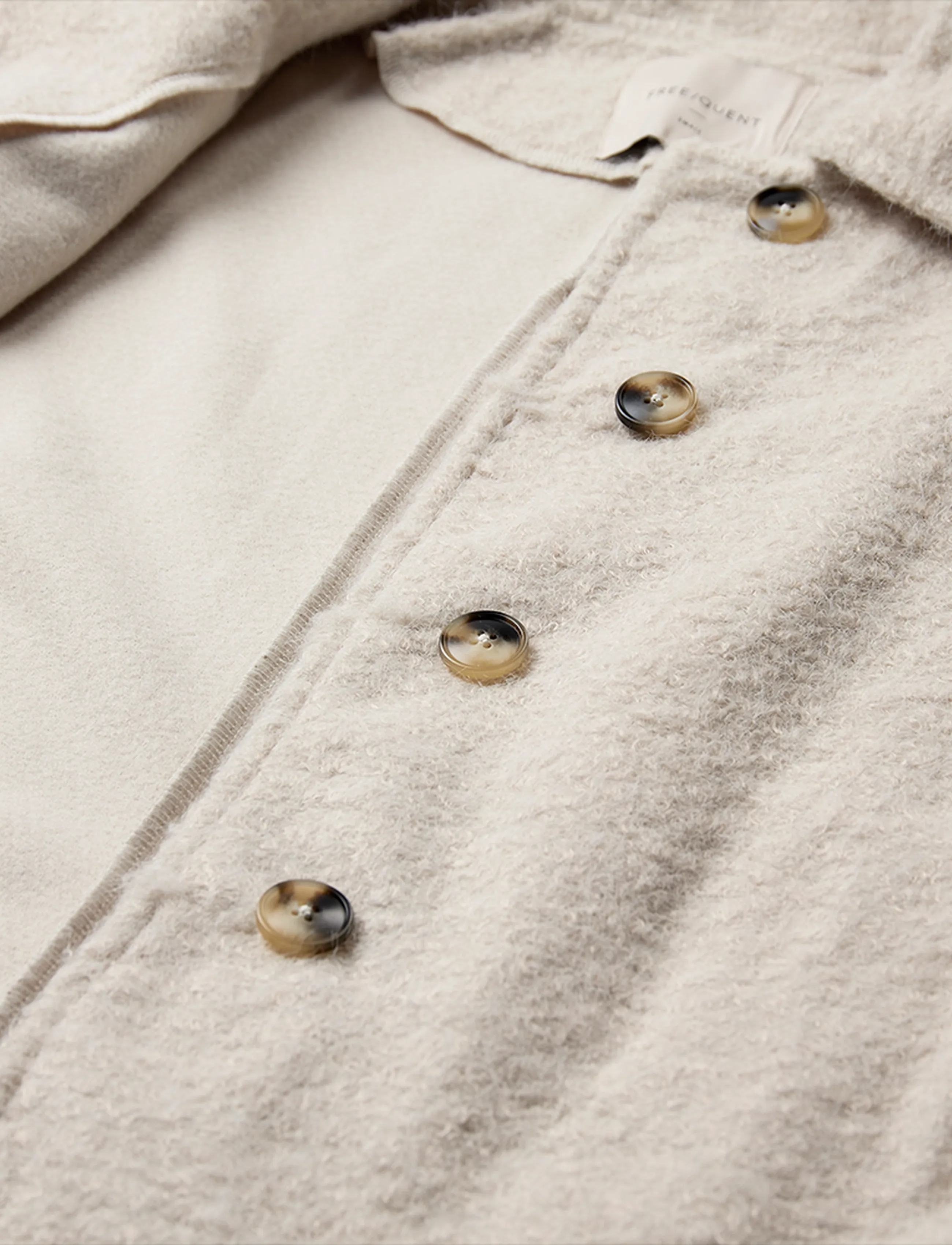 FREE/QUENT - FQSOFTLY-CAPE - moonbeam melange - 2