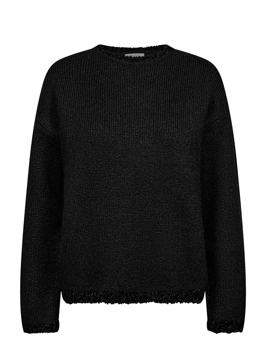 FREE/QUENT - FQFRIDA-PULLOVER - pullover - black w. black - 0