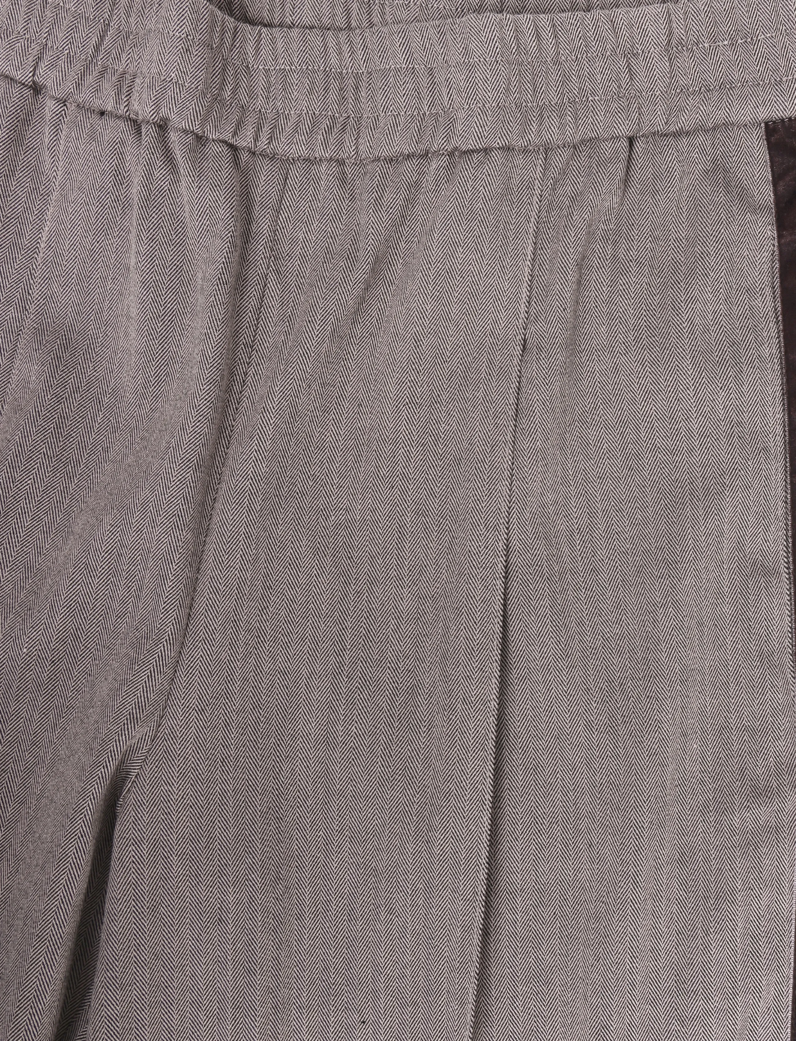 FREE/QUENT - FQSOFY-PANTS - pantalons droits - mole w. desert taupe - 5