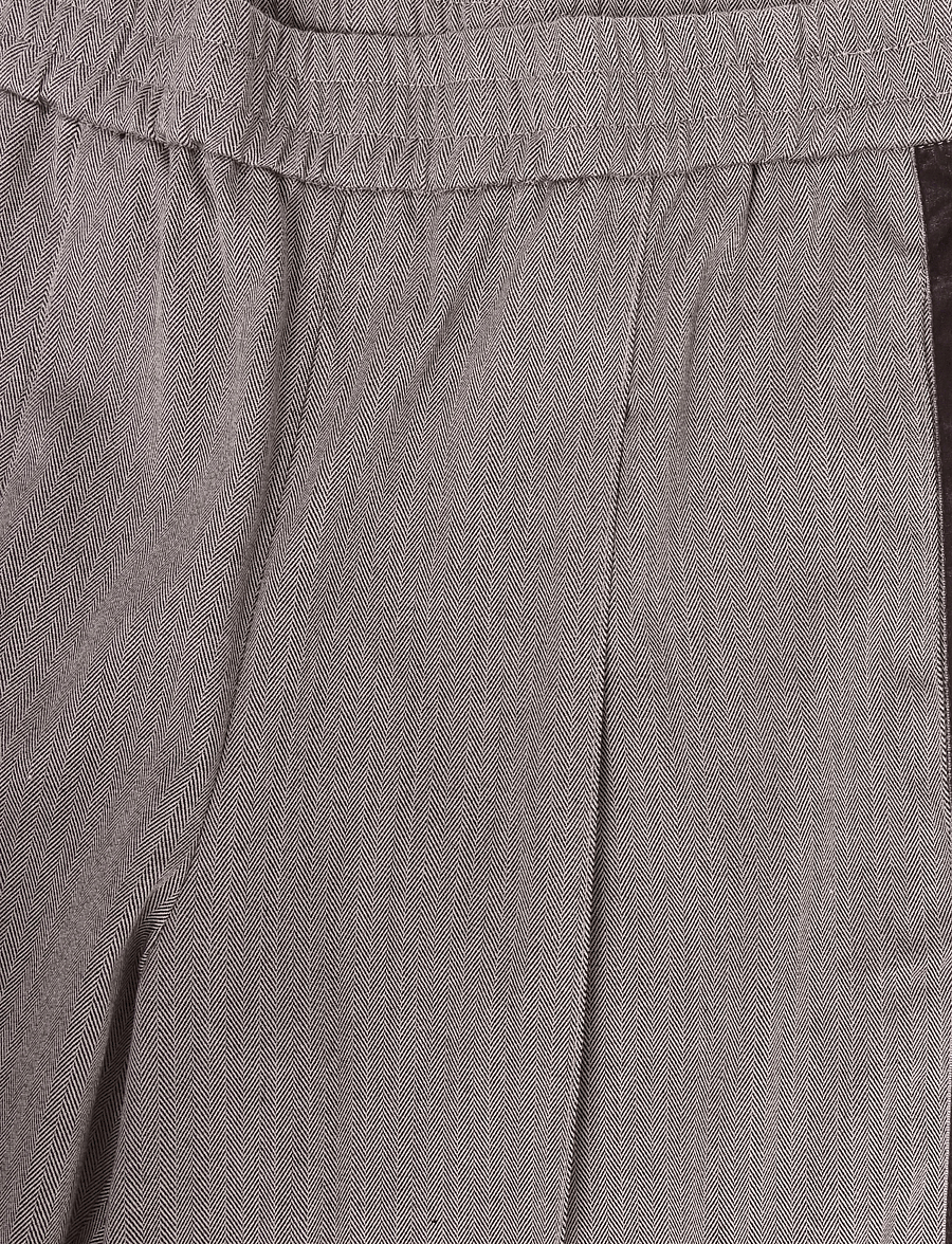 FREE/QUENT - FQSOFY-PANTS - pantalons droits - mole w. desert taupe - 5