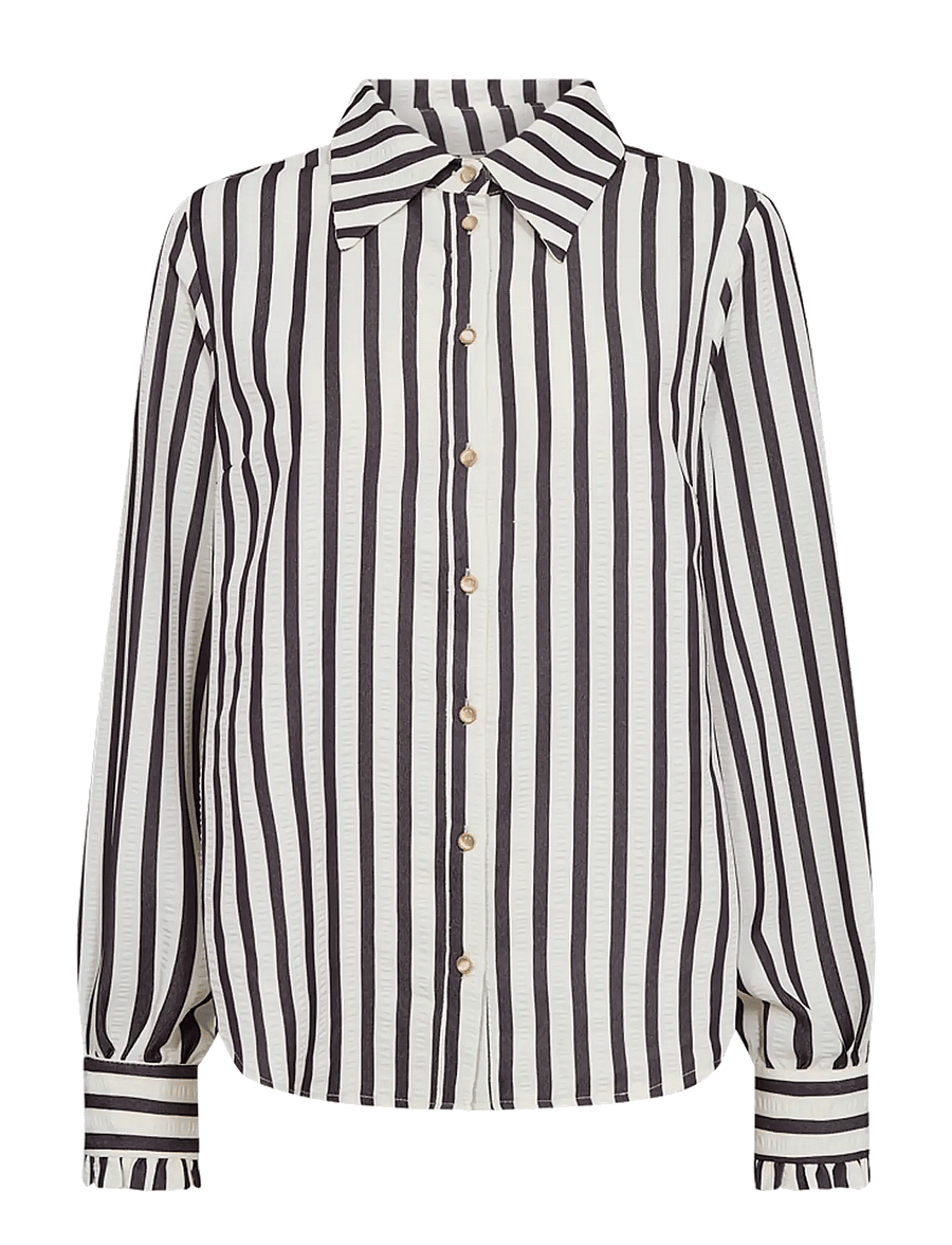FREE/QUENT - FQNOTO-SHIRT - pikkade varrukatega särgid - star off-white w. nightshade - 0