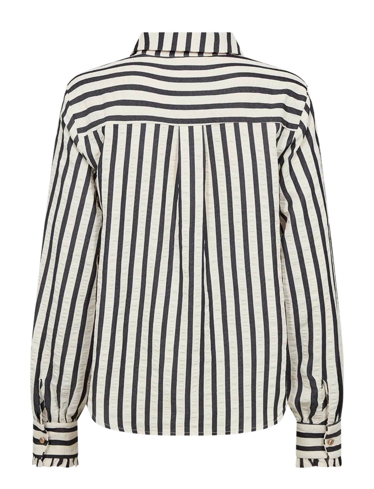 FREE/QUENT - FQNOTO-SHIRT - long-sleeved shirts - star off-white w. black - 1