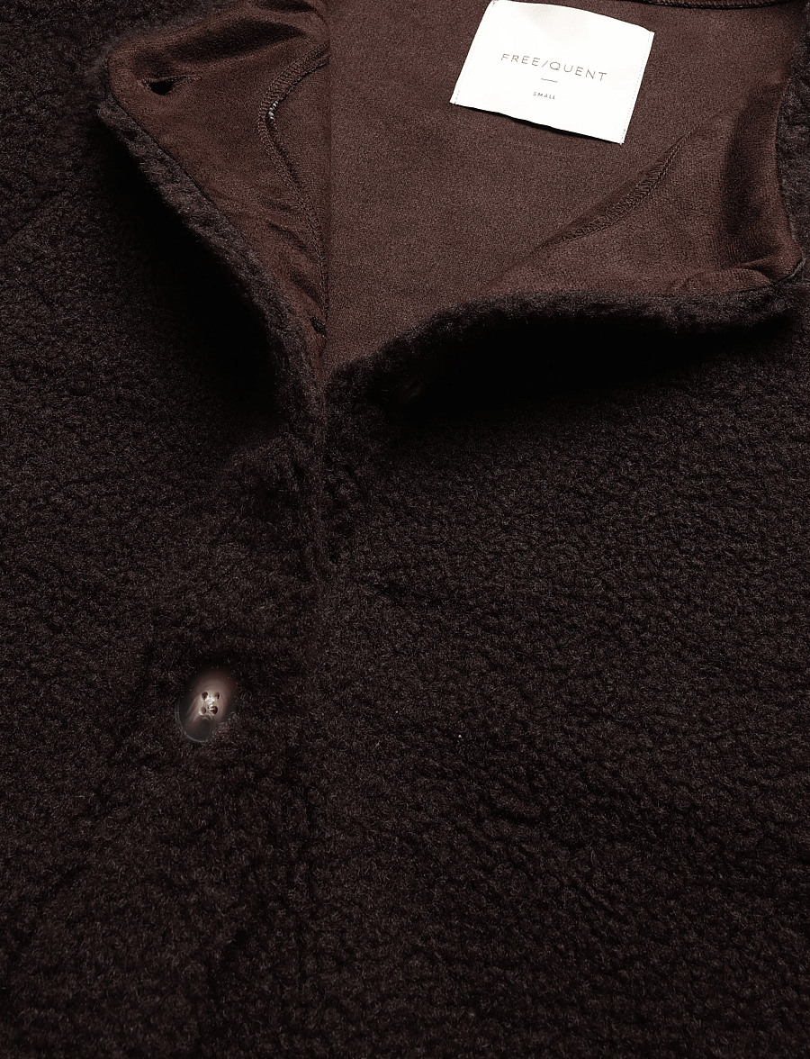 FREE/QUENT - FQEDDY-WAISTCOAT - fleece- och teddyvästar - mole - 2