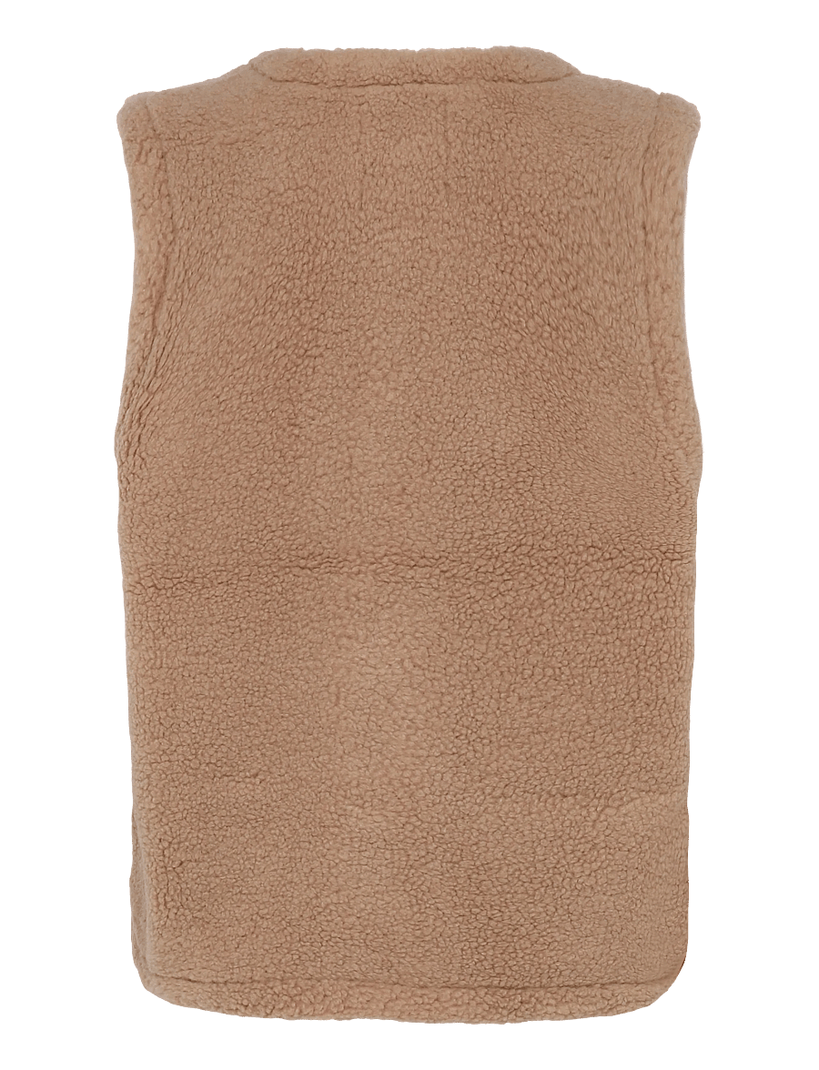 FREE/QUENT - FQEDDY-WAISTCOAT - teddy-vestid - silver mink - 2