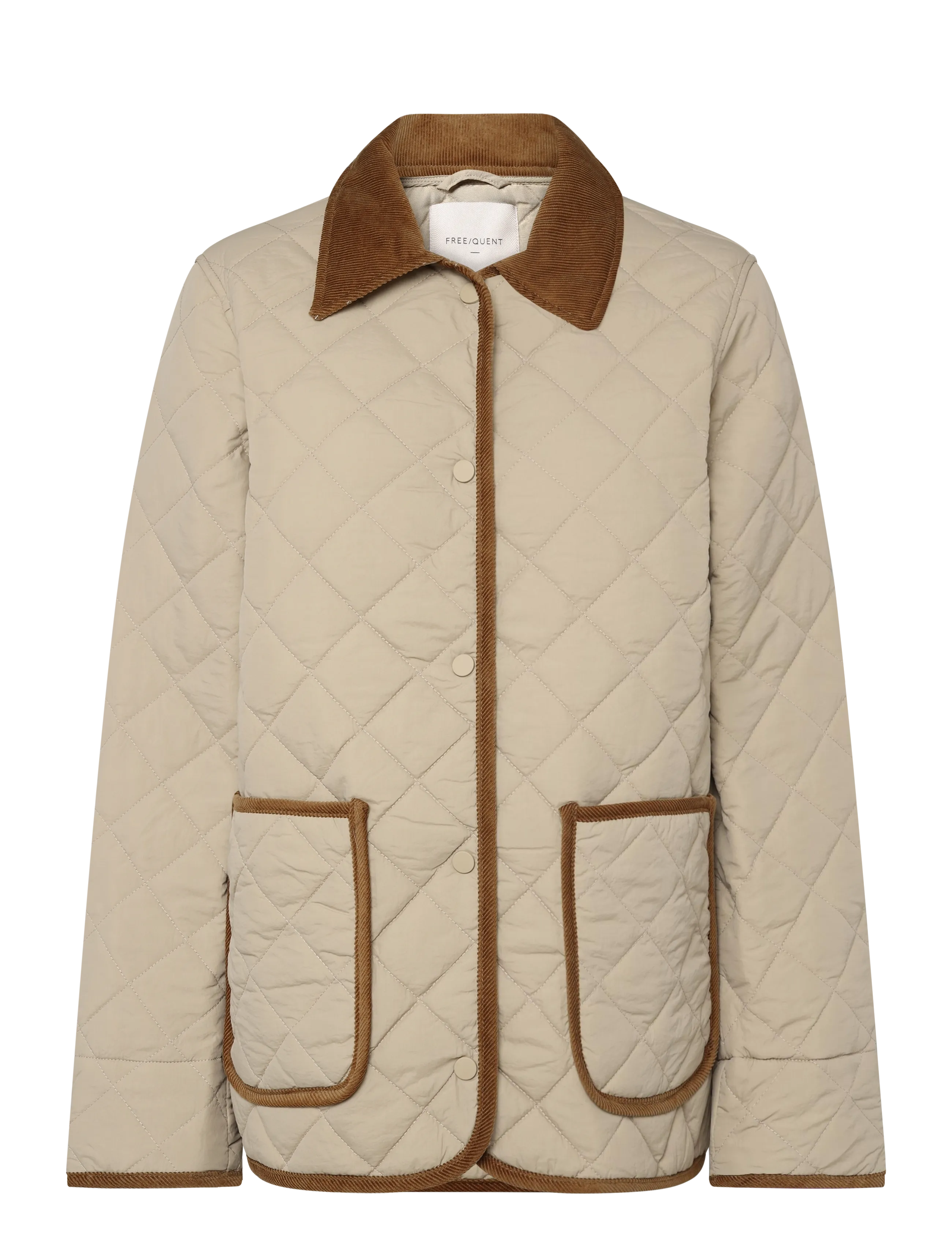 FREE/QUENT - FQDIANA-JACKET - quilted jackets - silver mink - 1