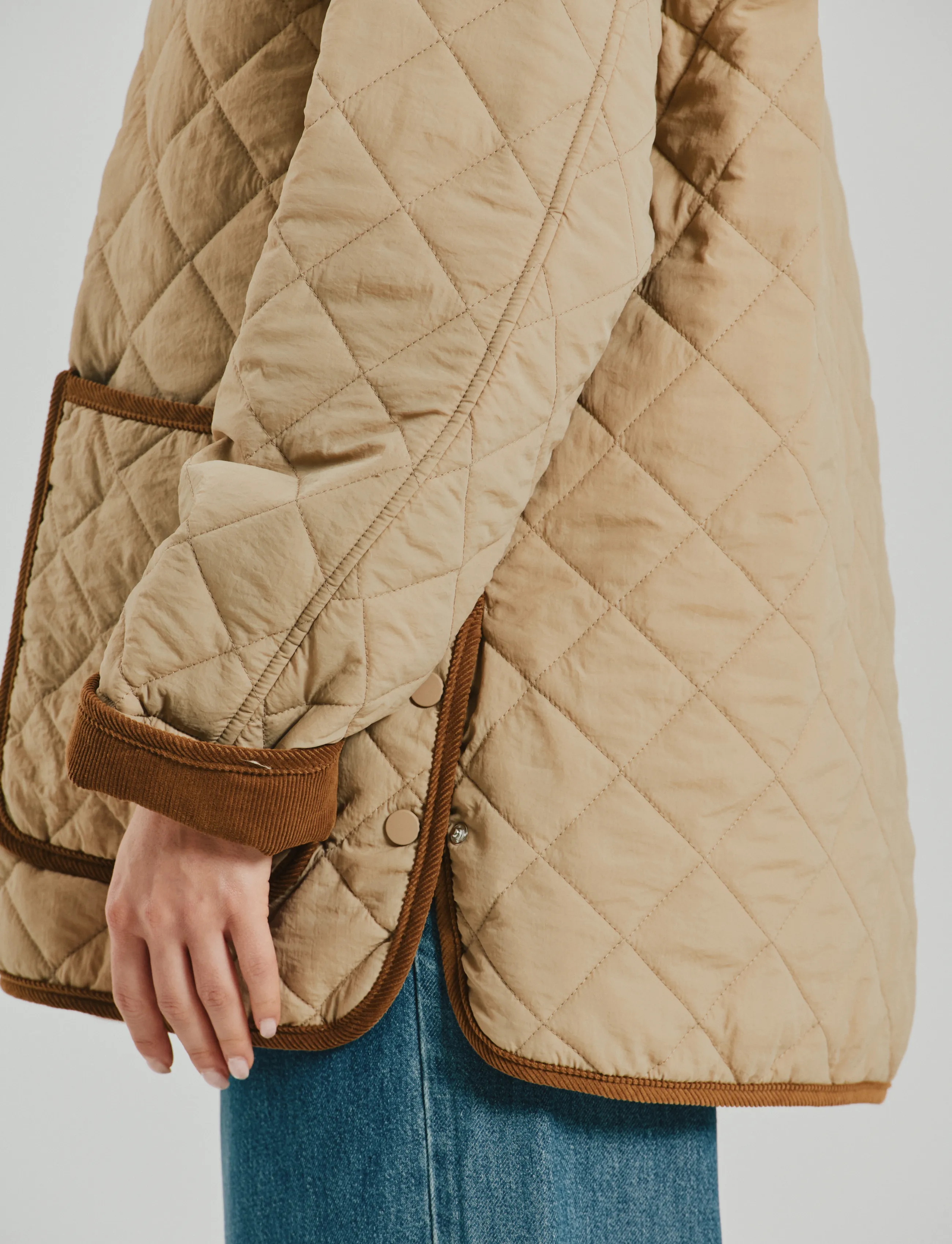 FREE/QUENT - FQDIANA-JACKET - quilted jackets - silver mink - 4