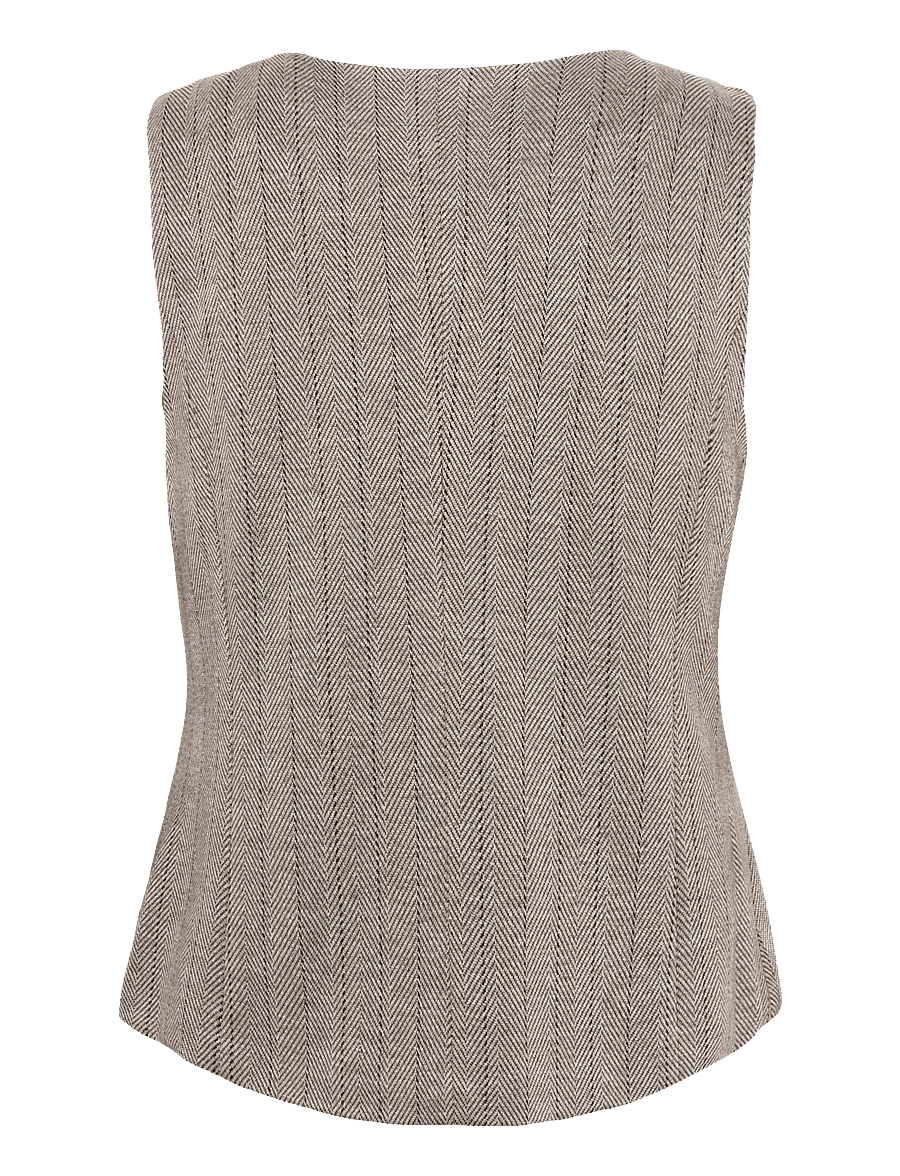 FREE/QUENT - FQBONNIE-WAISTCOAT - kostymvästar - moonbeam w. mole - 2