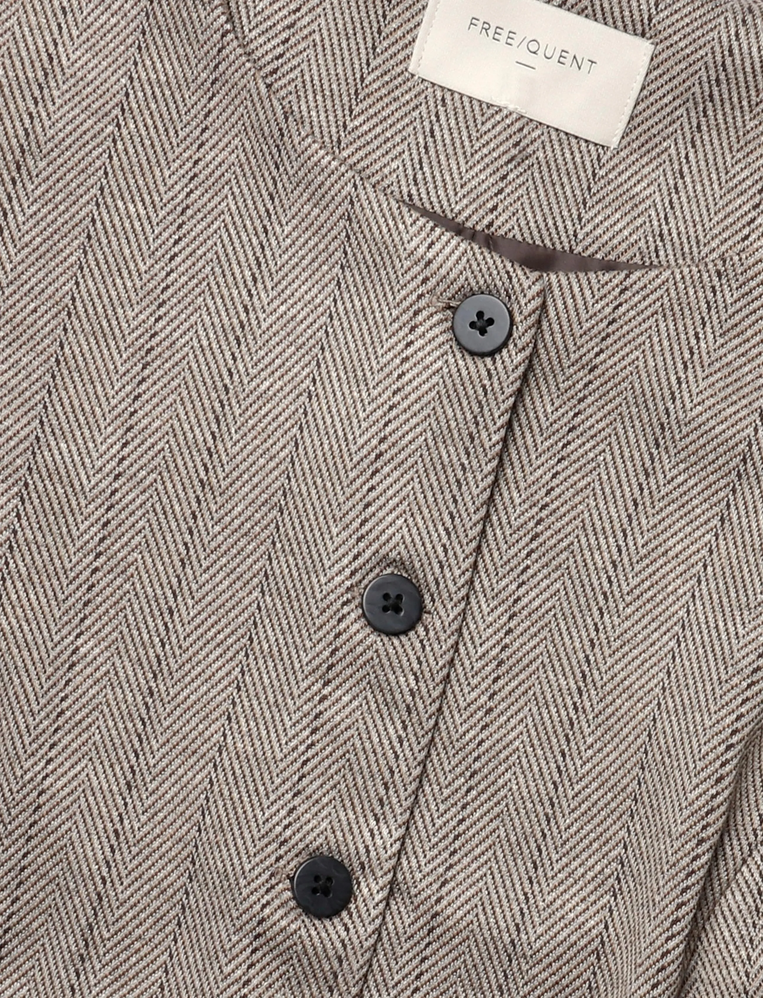 FREE/QUENT - FQBONNIE-WAISTCOAT - kostymvästar - moonbeam w. mole - 4