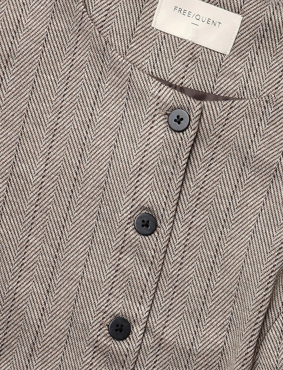 FREE/QUENT - FQBONNIE-WAISTCOAT - kostymvästar - moonbeam w. mole - 4