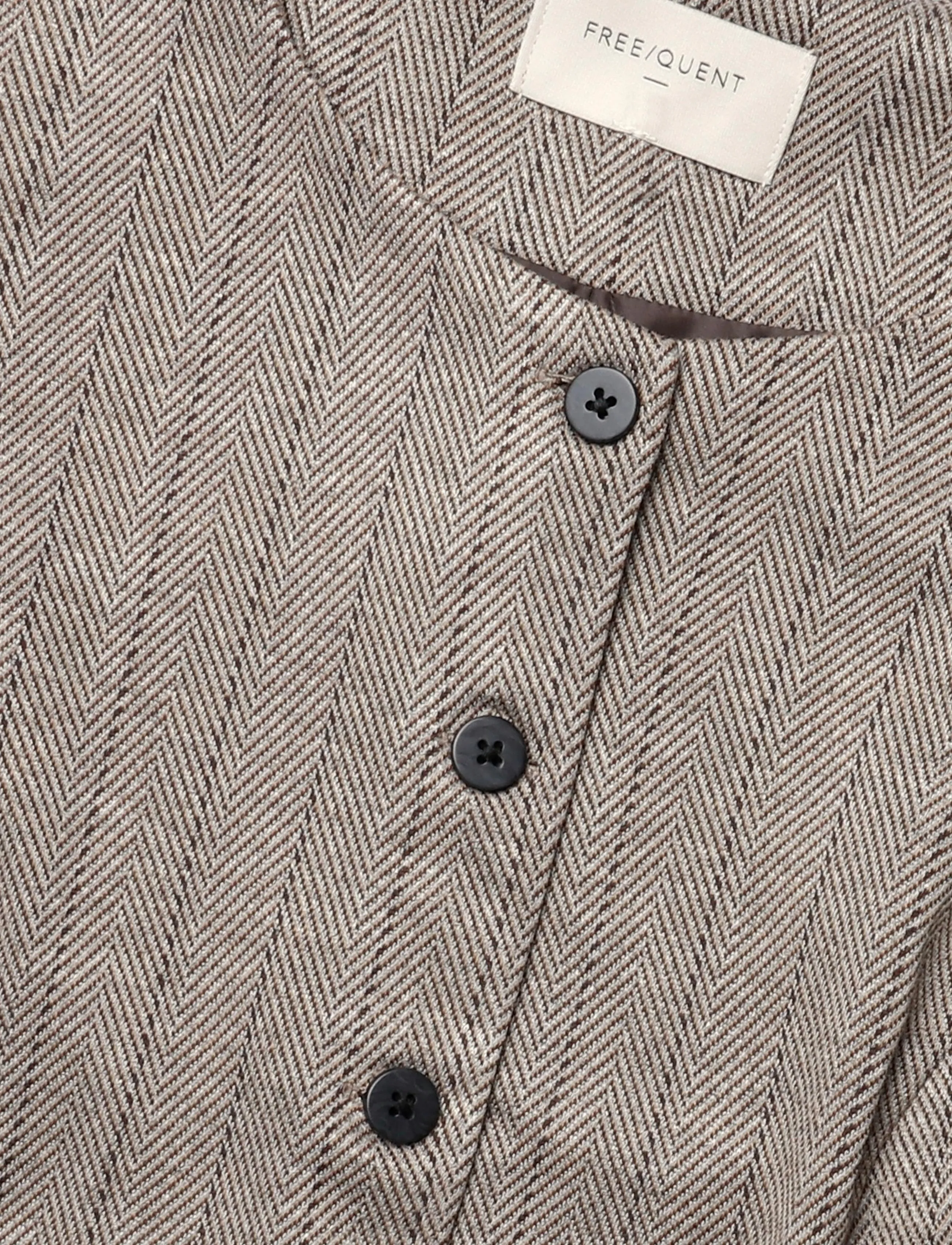 FREE/QUENT - FQBONNIE-WAISTCOAT - westen - moonbeam w. mole - 3