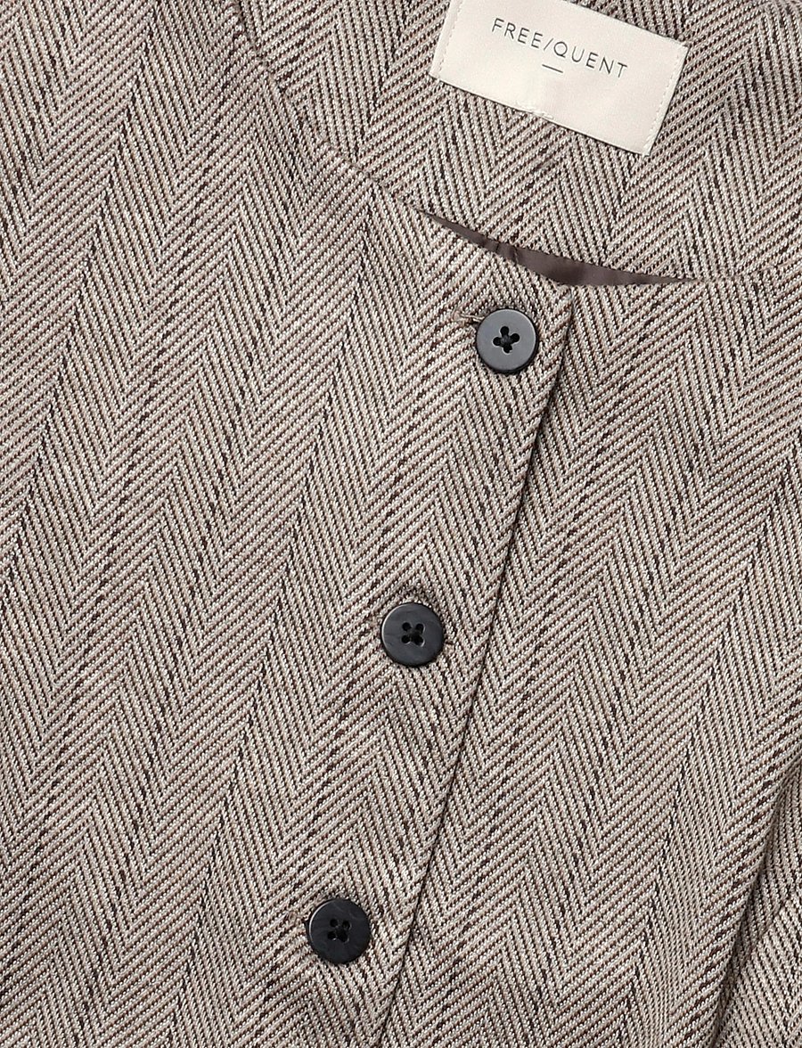 FREE/QUENT - FQBONNIE-WAISTCOAT - westen - moonbeam w. mole - 3