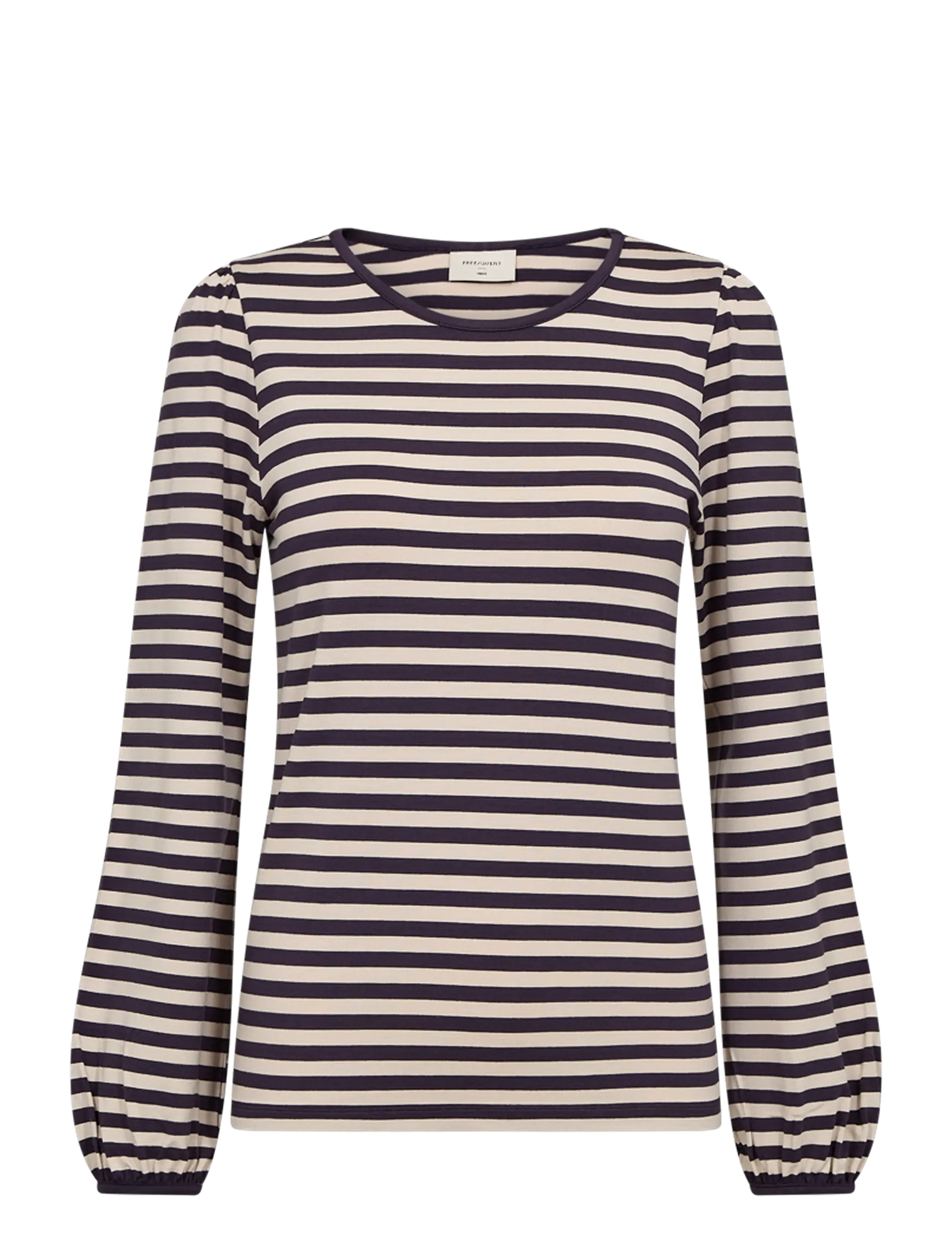 FREE/QUENT FQLIANA-TEE - Långärmade toppar - NIGHTSHADE W. MOONBEAM / navy