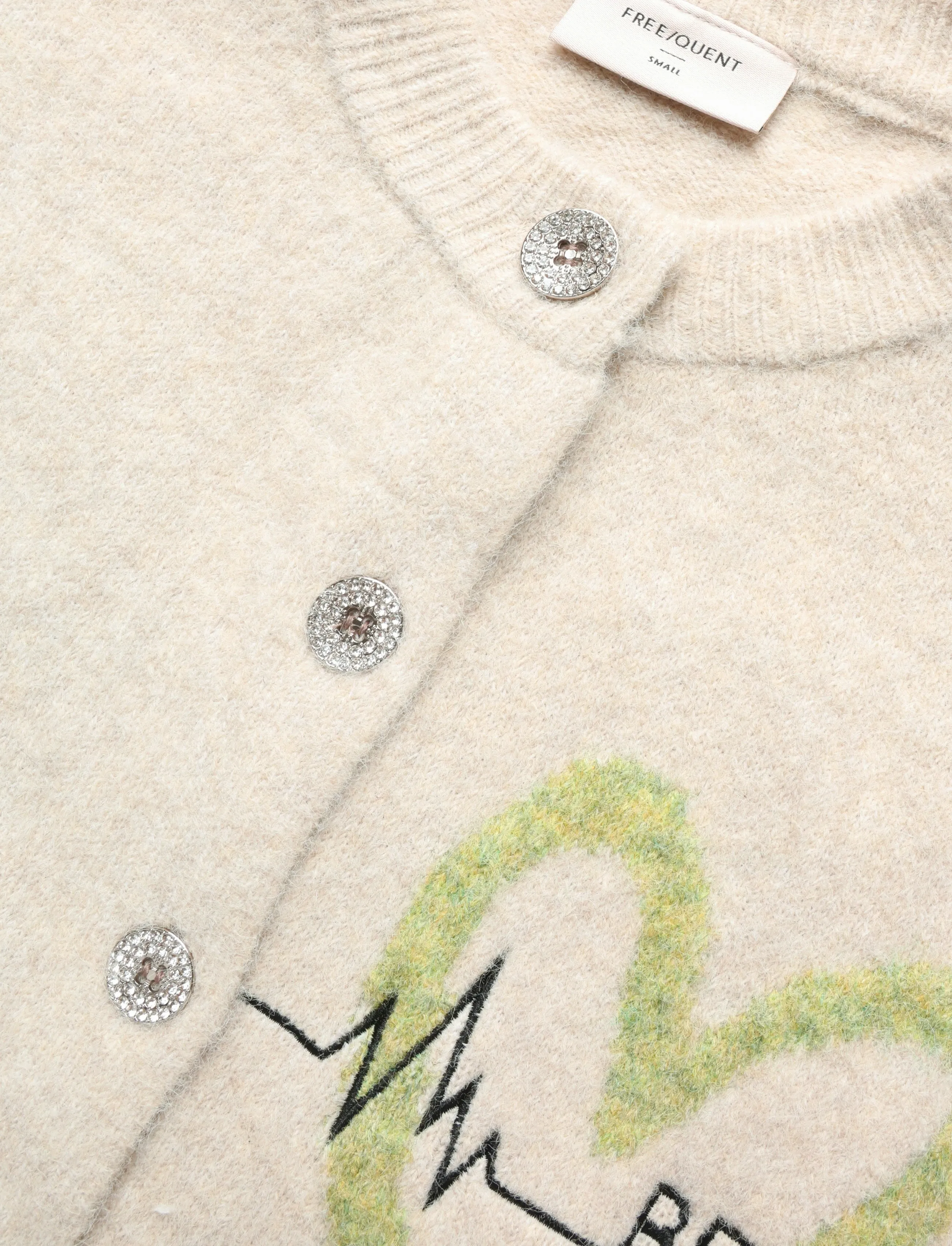 FREE/QUENT - FQNOMAS-VEST - oyster gr ml w deep forest ml - 4