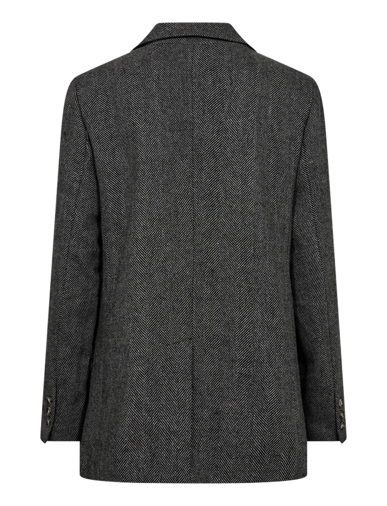 FREE/QUENT - FQZANGO-JACKET - single breasted blazers - black w. medium grey mel. - 2