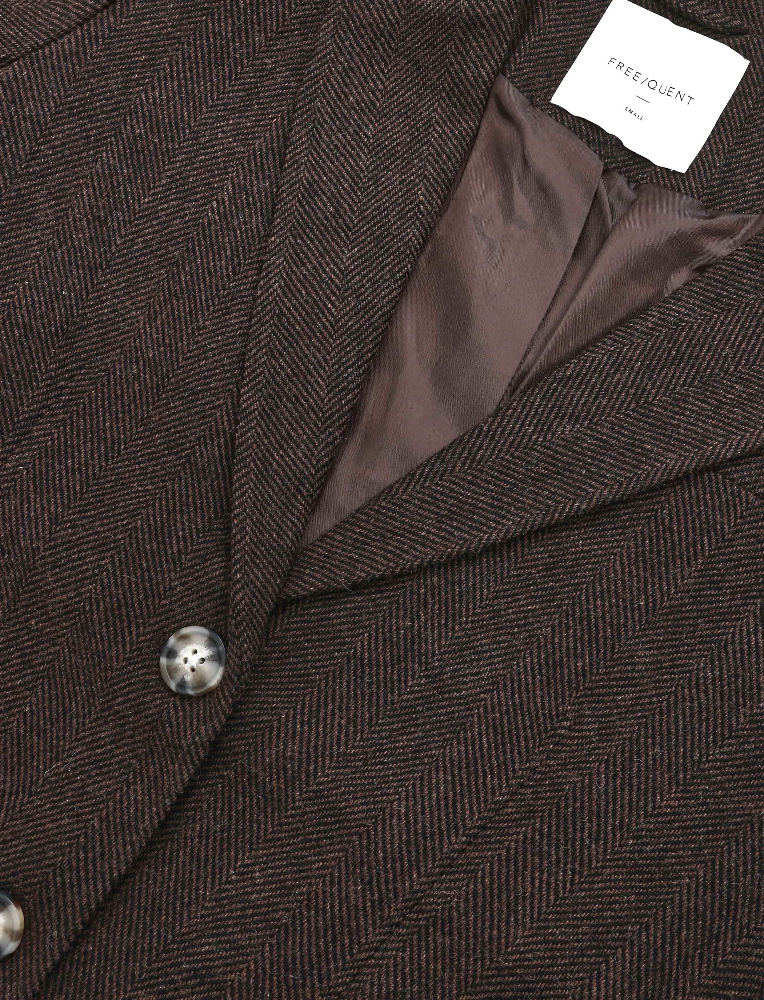 FREE/QUENT - FQZANGO-JACKET - einreihige blazer - black w. mole - 2