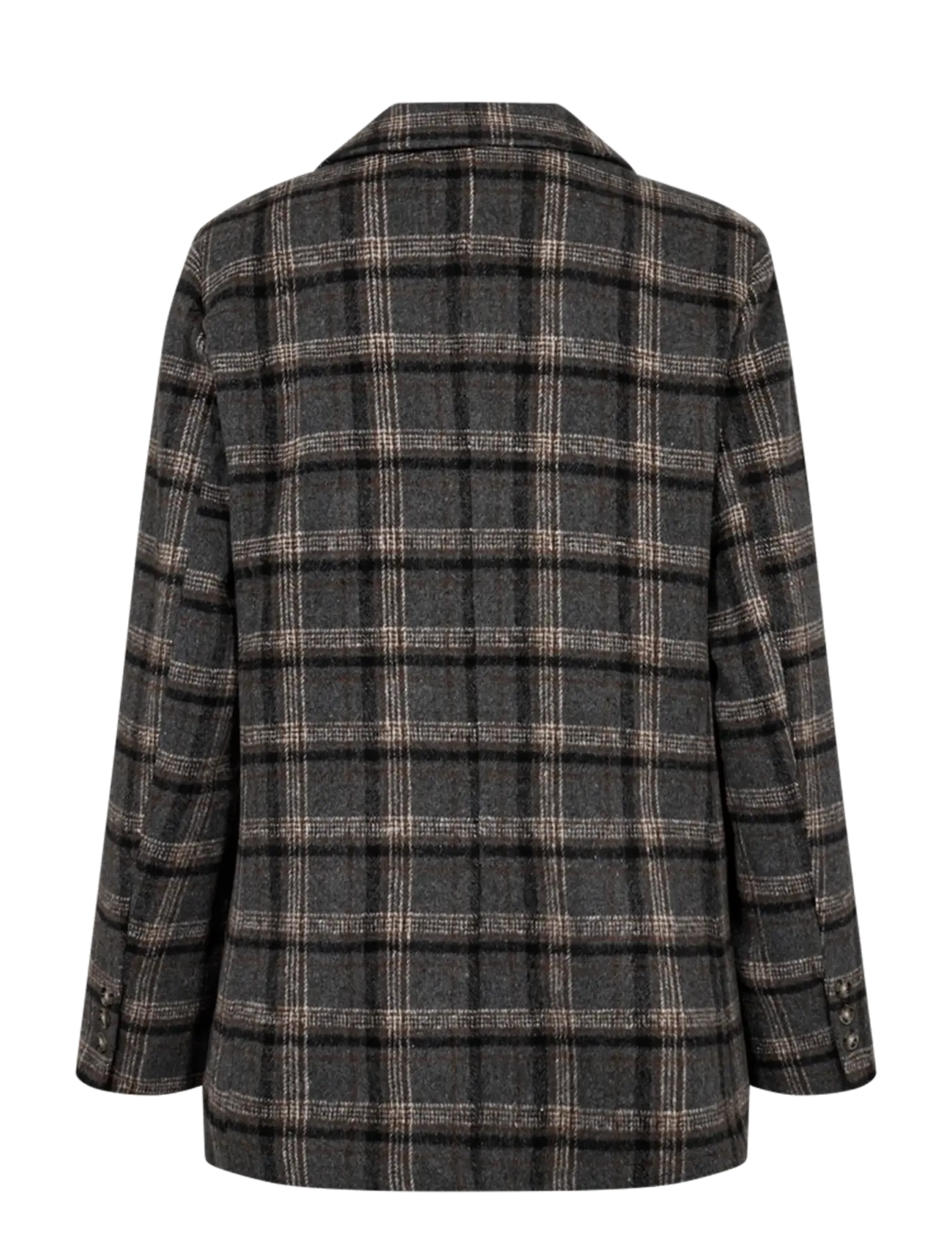 FREE/QUENT - FQZANGO-JACKET - single breasted blazers - medium grey mel. w. black - 2