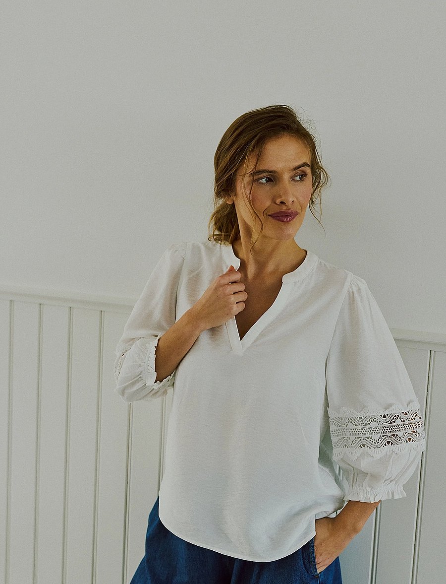 FREE/QUENT - FQBLAZE-BLOUSE - blouses à manches longues - star off-white - 3