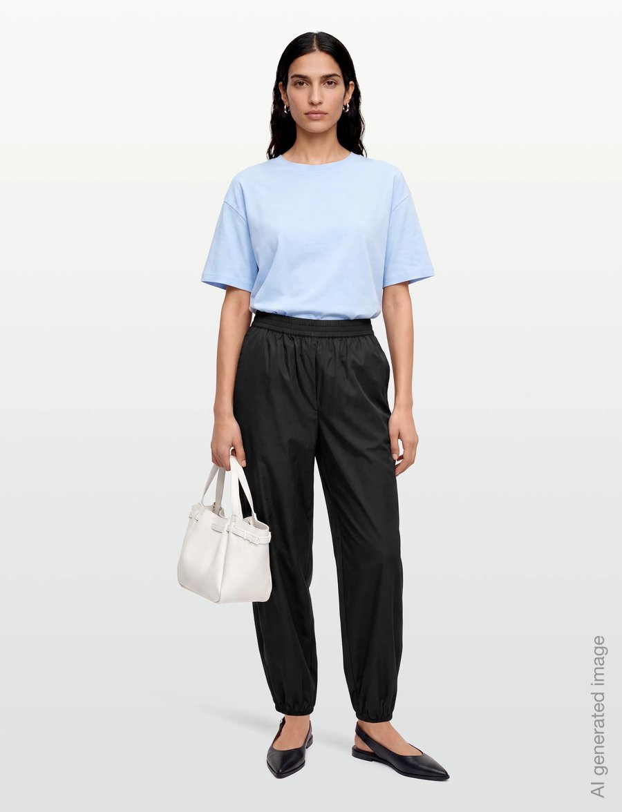 FREE/QUENT - FQBREEZE-PANTS - barrelbyxor - black - 0