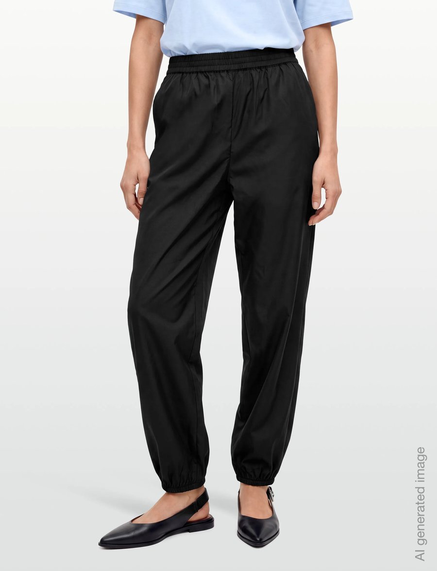 FREE/QUENT - FQBREEZE-PANTS - barrelbyxor - black - 3
