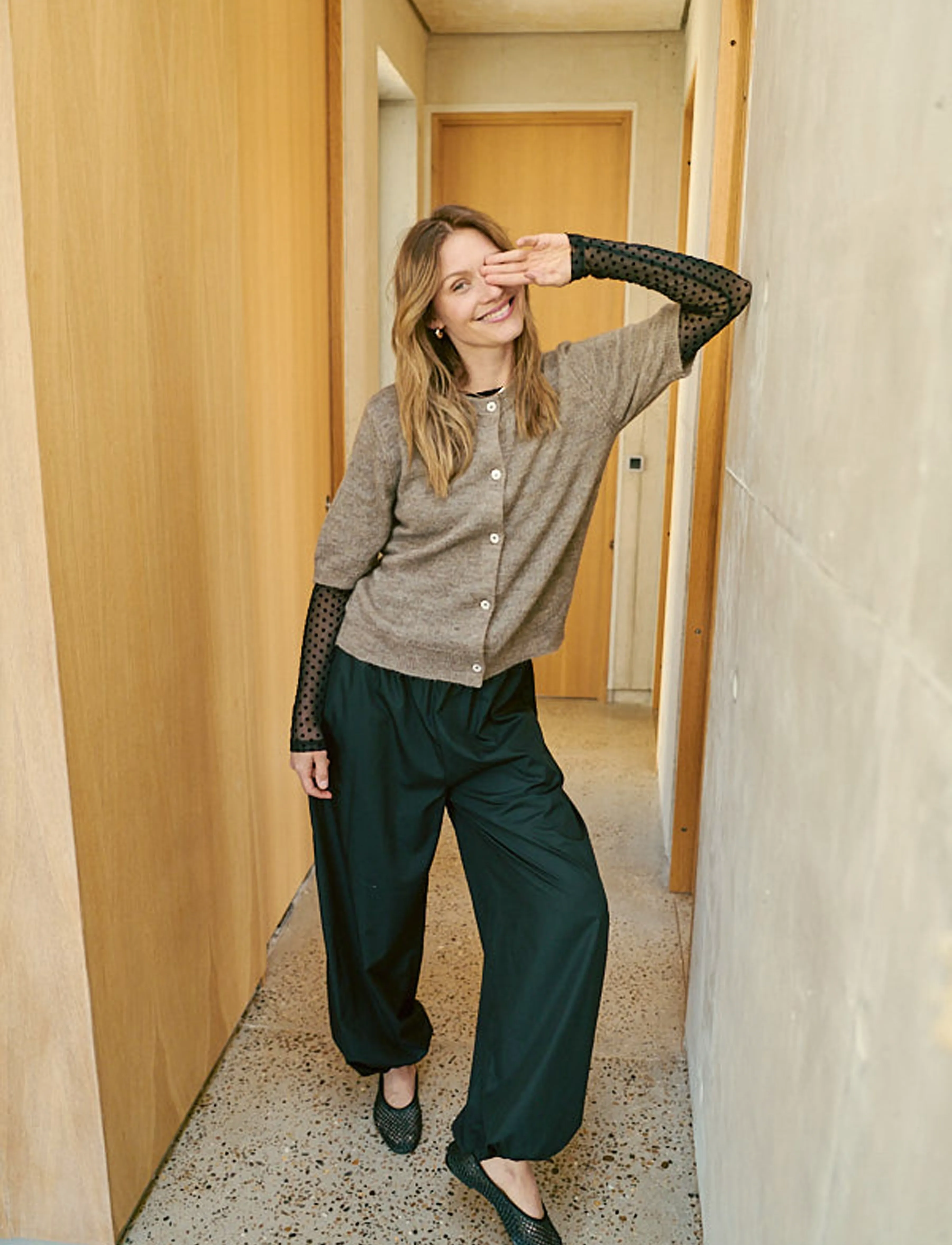 FREE/QUENT FQBREEZE-PANTS - FREE|QUENT - OLIVE NIGHT / khaki/green