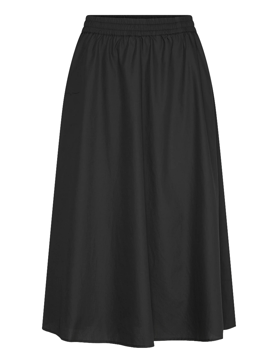 FREE/QUENT - FQBREEZE-SKIRT - midi-röcke - black - 0