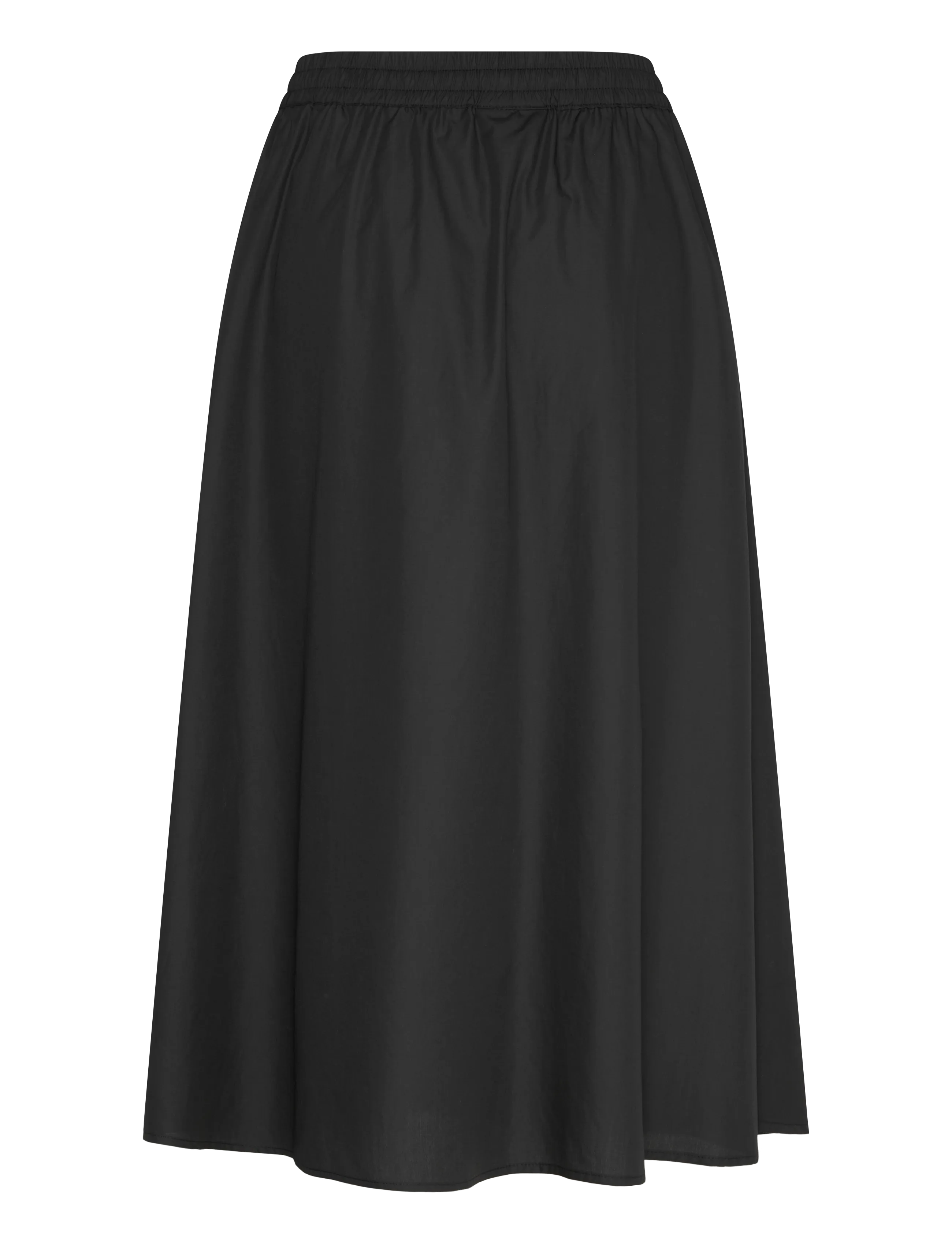 FREE/QUENT - FQBREEZE-SKIRT - midiseelikud - black - 1