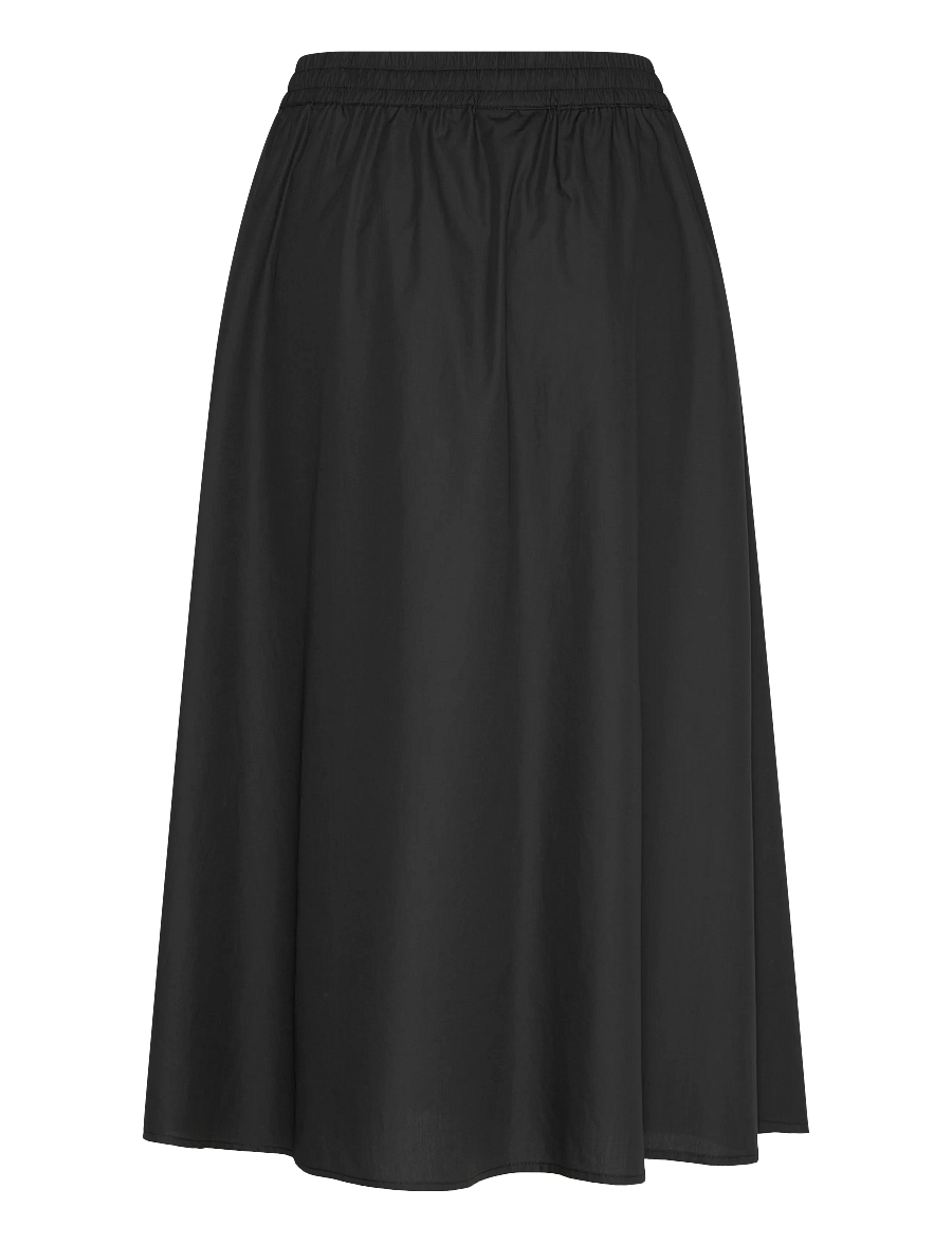 FREE/QUENT - FQBREEZE-SKIRT - midi-röcke - black - 1